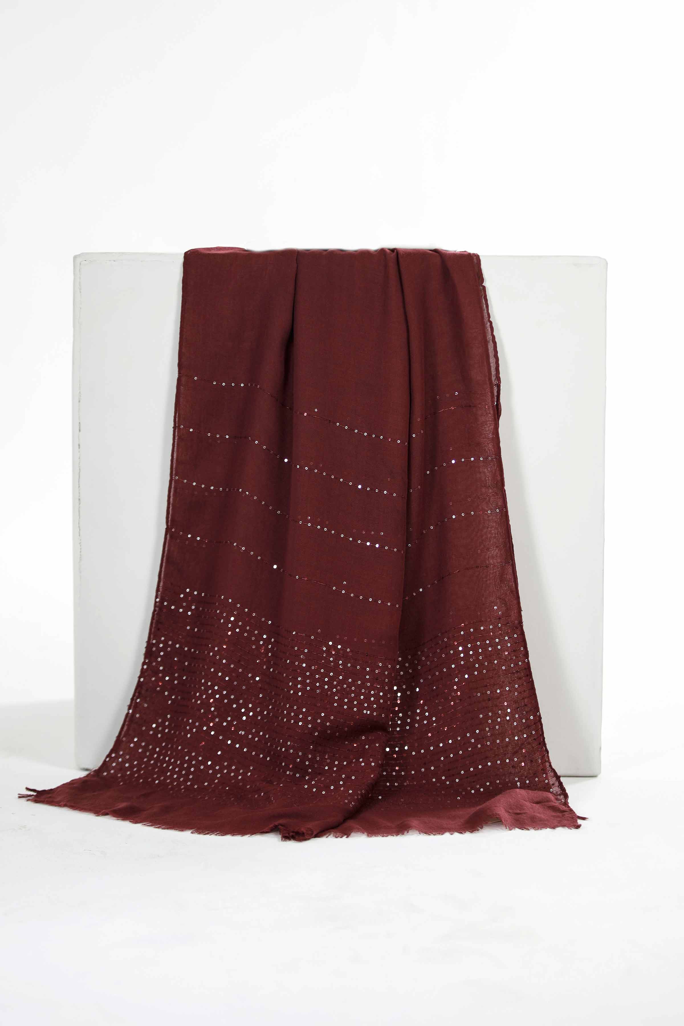 Red Women Scarf-435182101