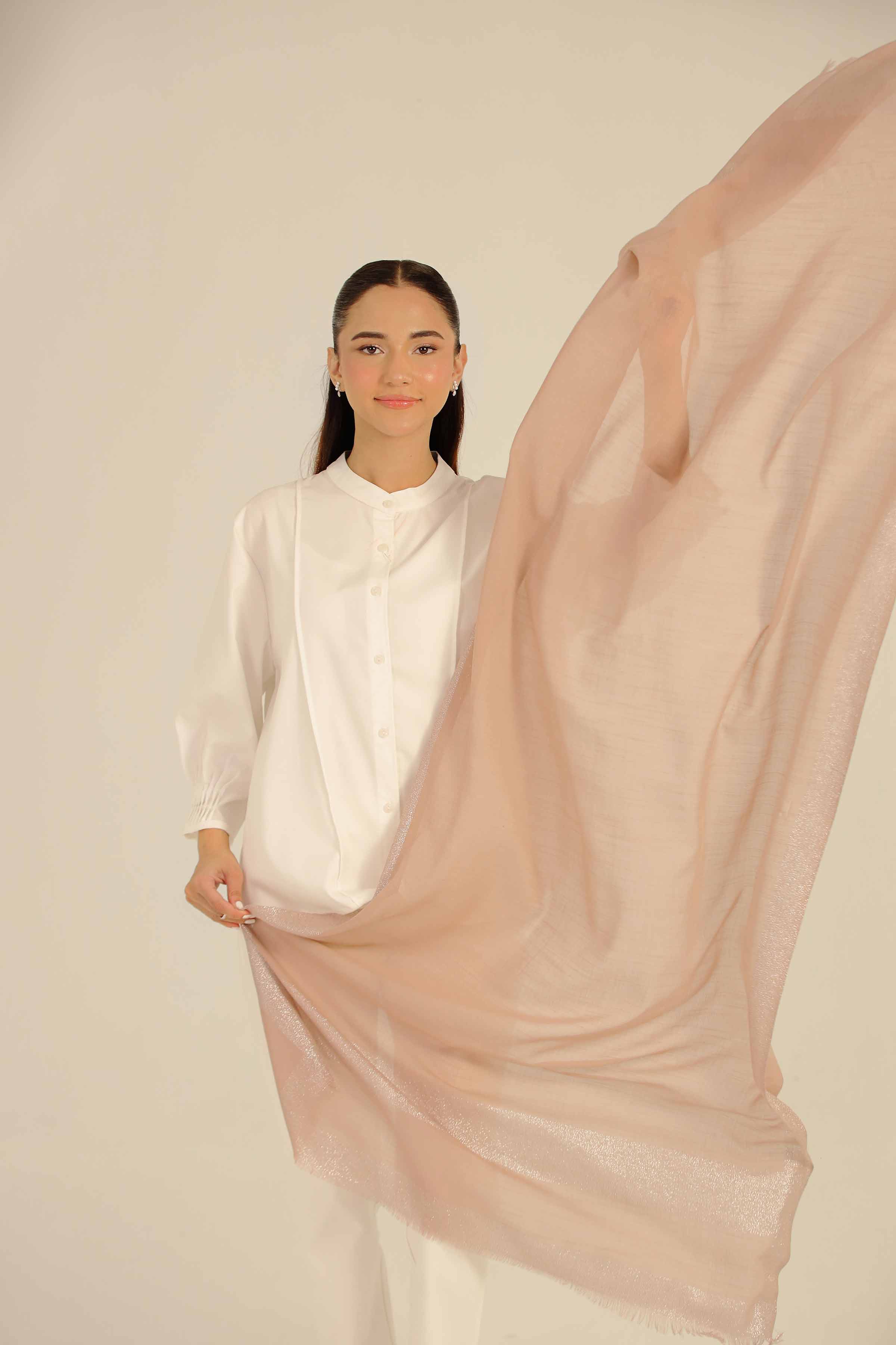 Grey Women Scarf-442442111 for Women - Fashion Collection | Nishat | Shop Online