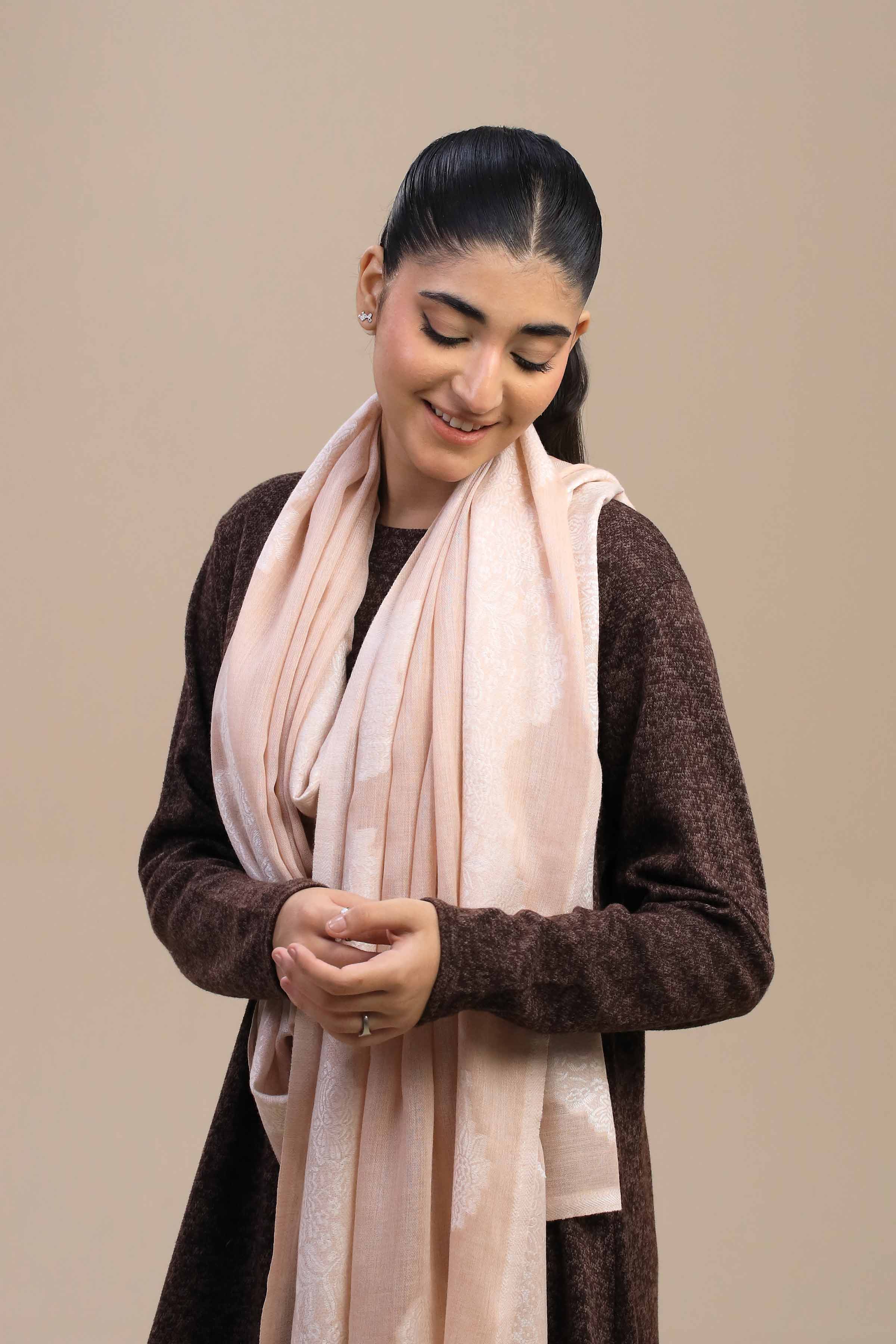 Pink Women Shawl-446752105