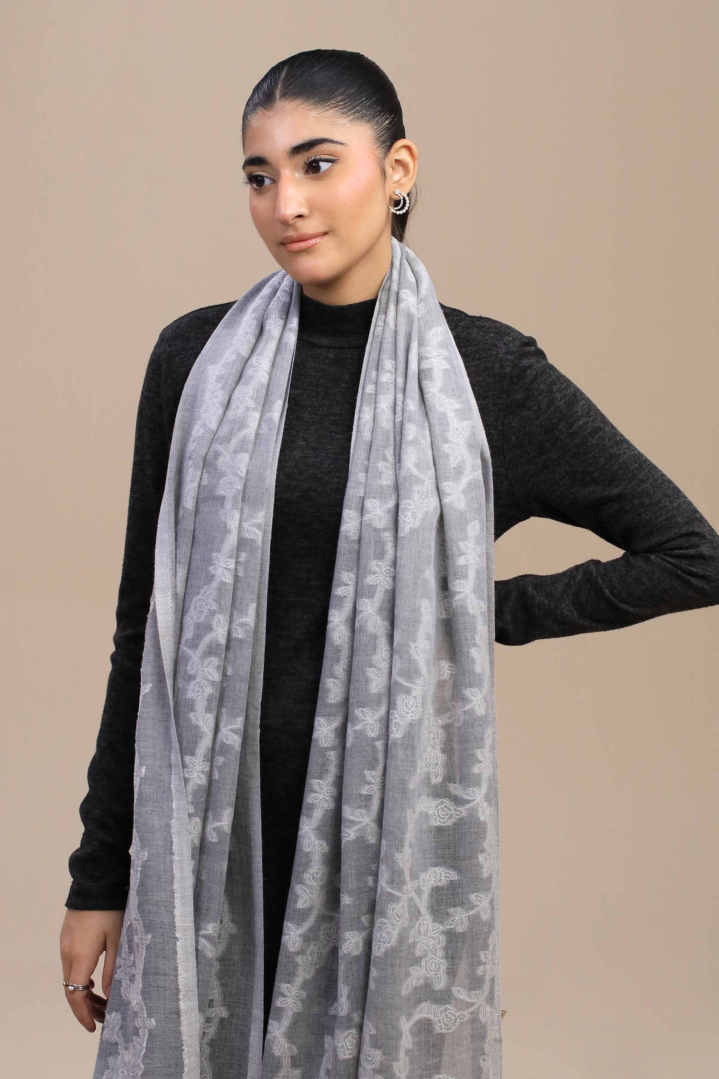 Grey Women Shawl-446772111