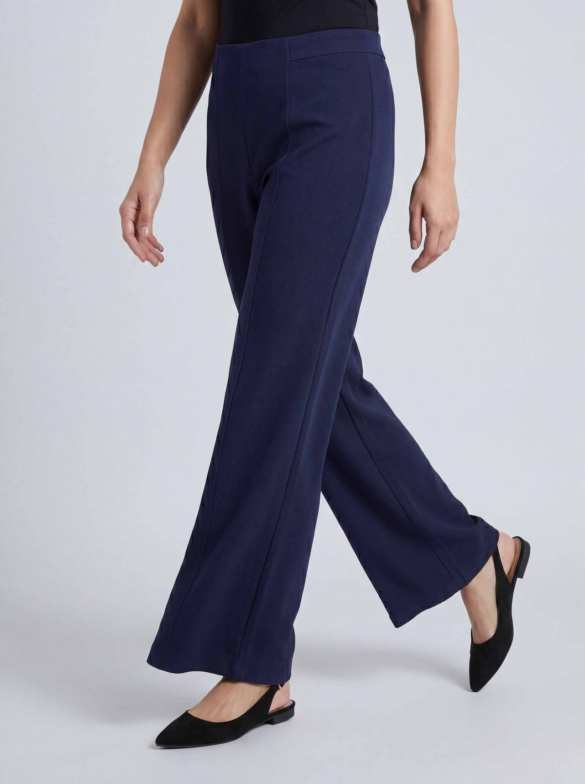 Dyed Pants-Navy