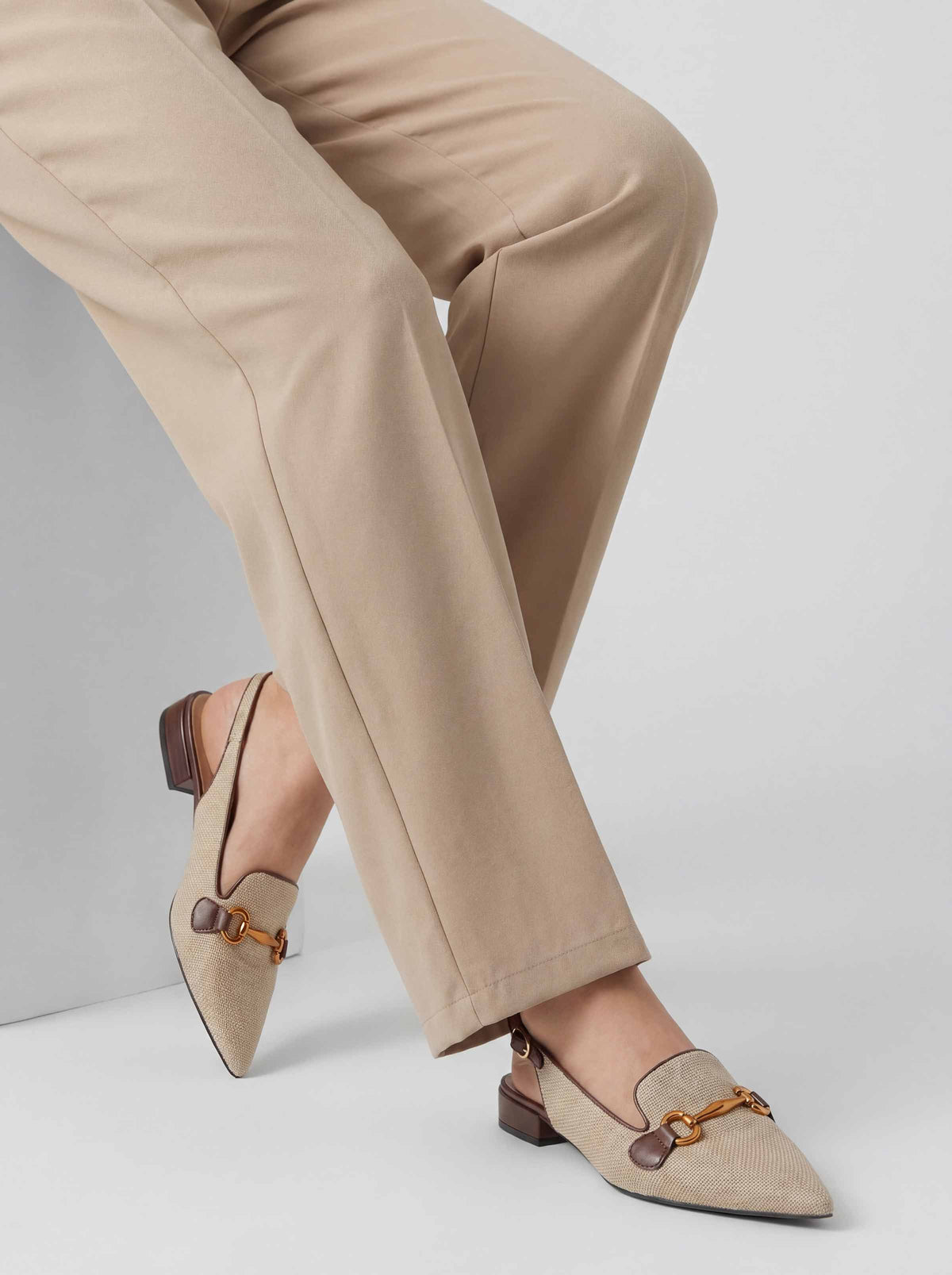 Dyed Pants-Beige
