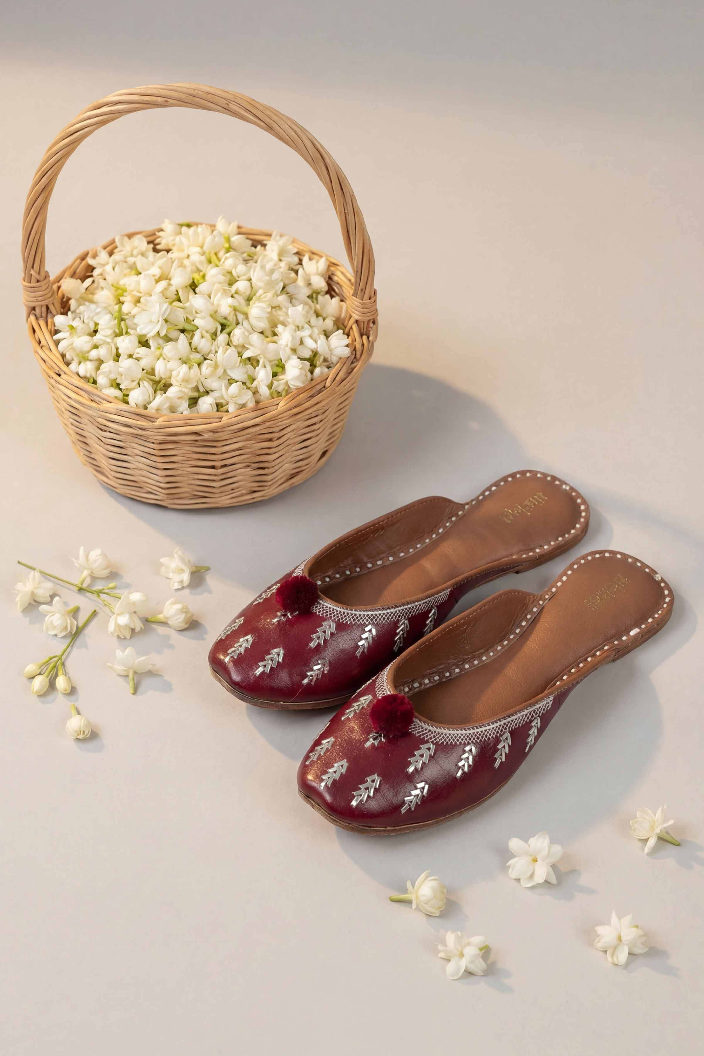 Maroon Khussa-1596983722 Women - Fashion Collection | Nishat | Shop Online