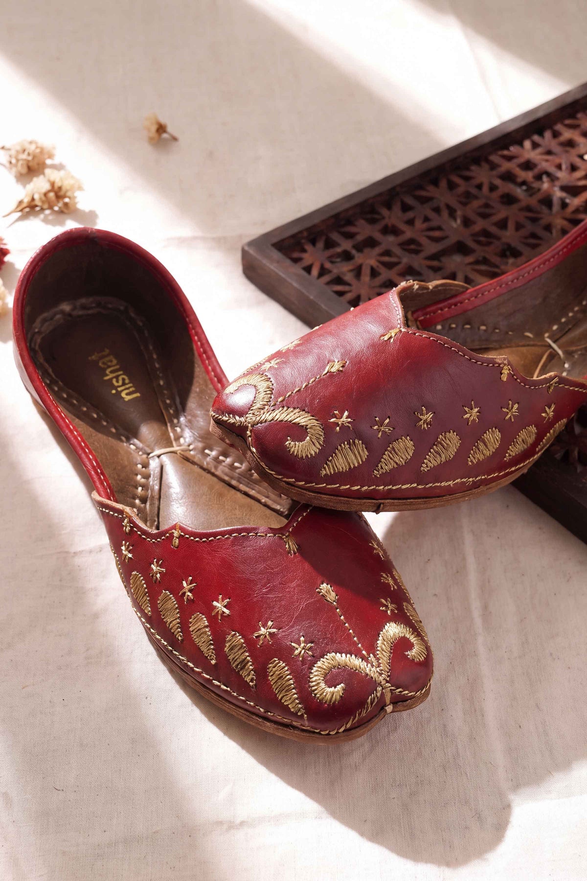 Maroon Khussa-1718213722 - for Women - Shoes Collection | Nishat | Shop Online
