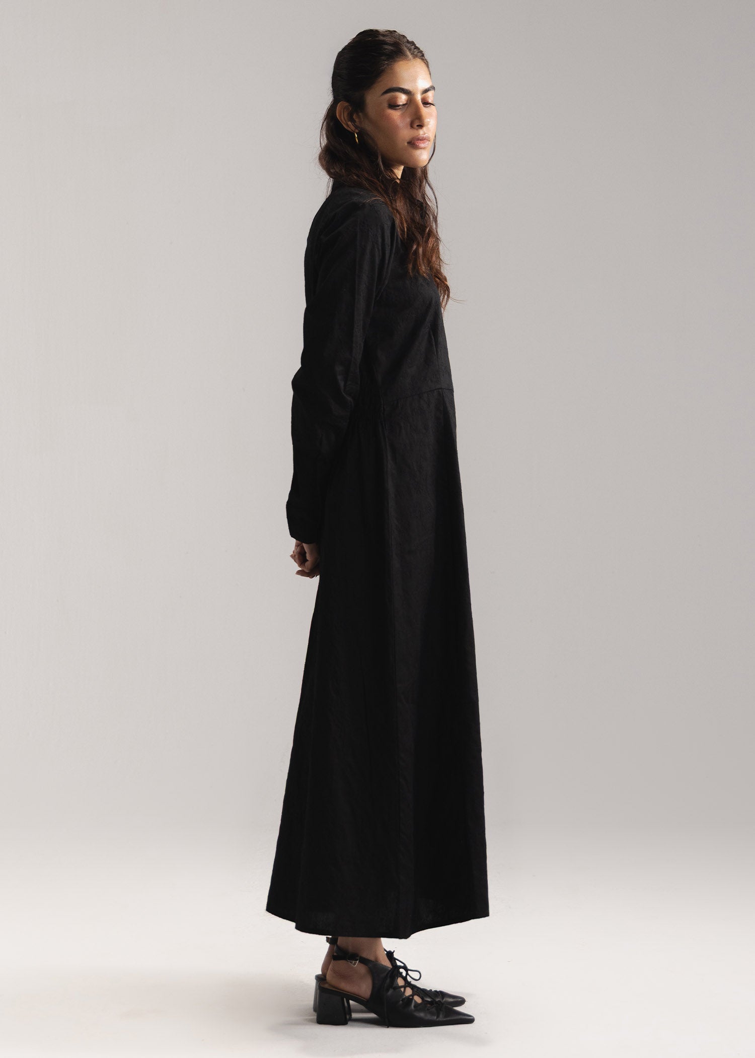 Embroidery Flared Dress- WS26-66