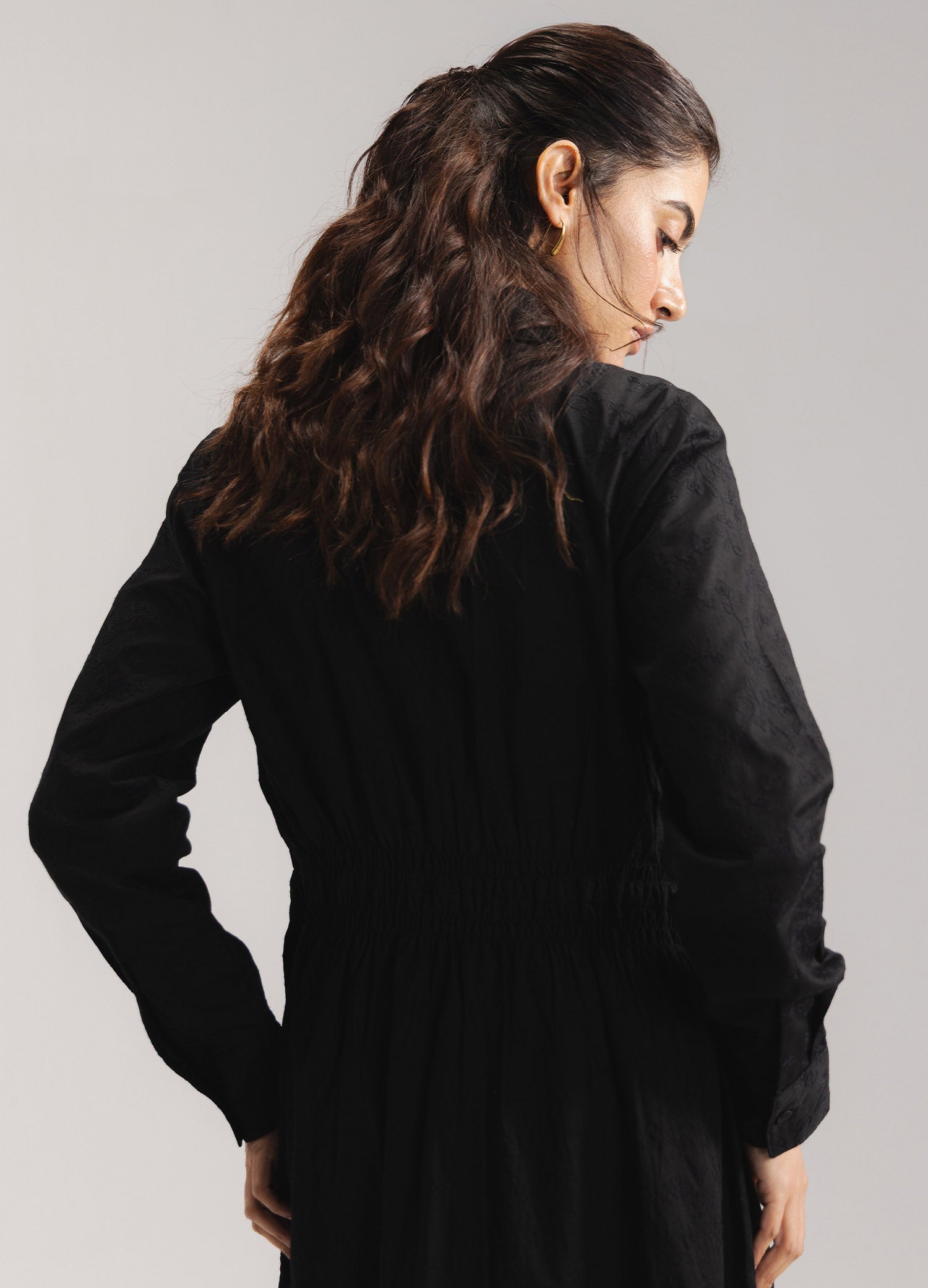 Embroidery Flared Dress- WS26-66