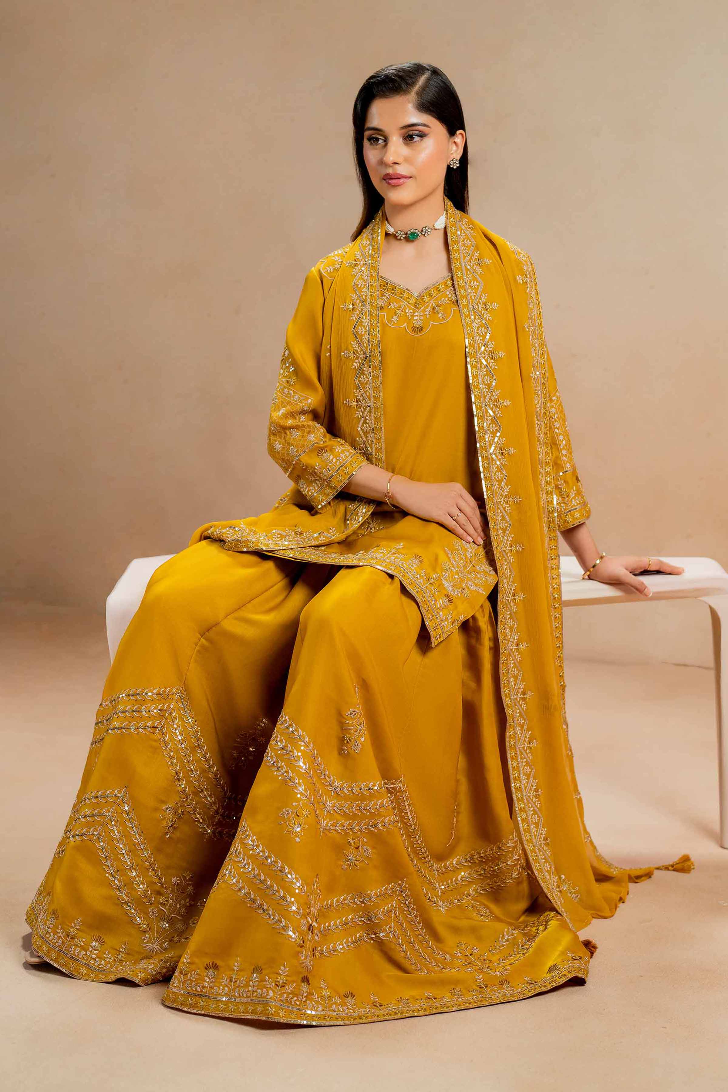 3 Piece - Embroidered Suit - 42308011