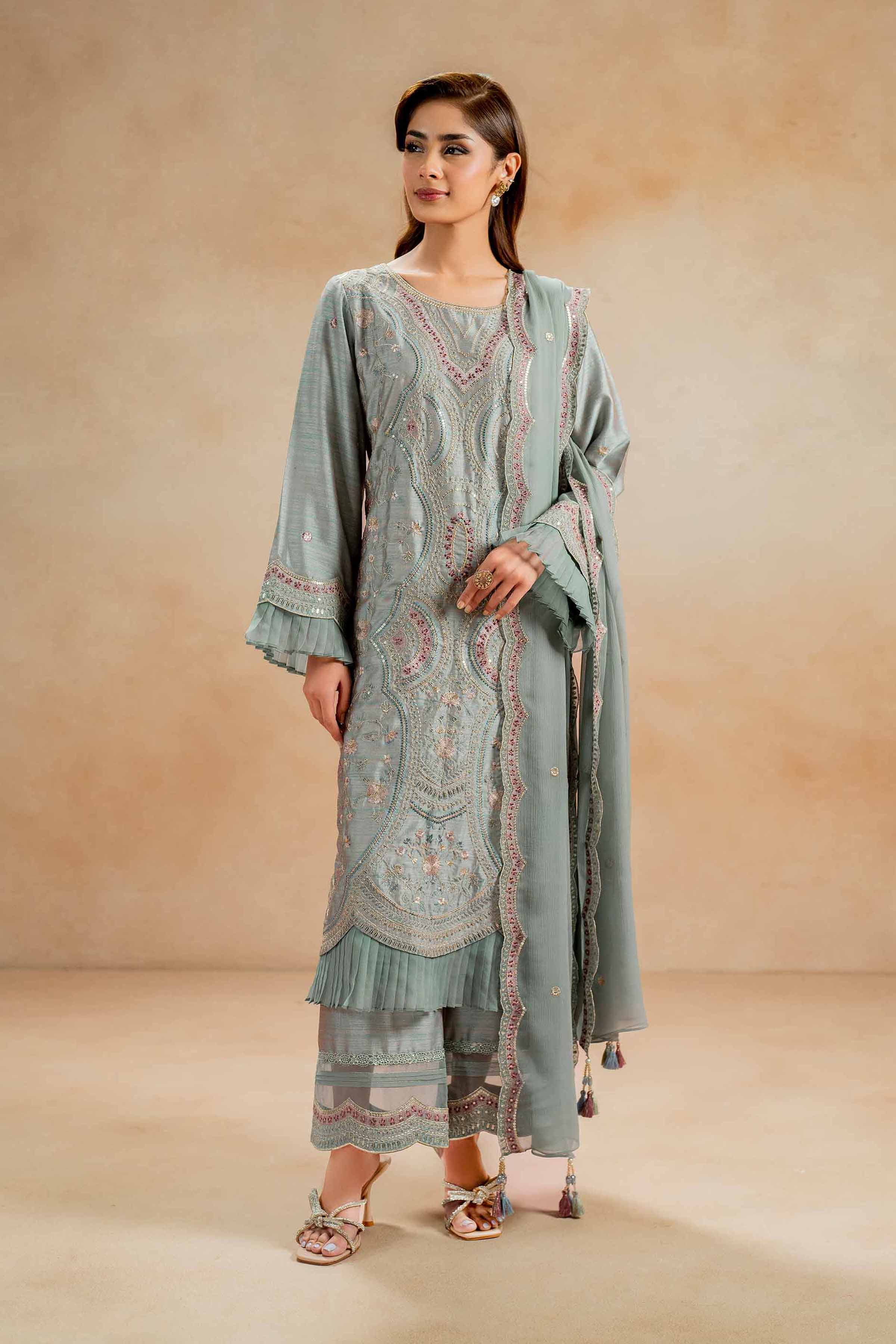 3 Piece - Embroidered Suit - 42308016