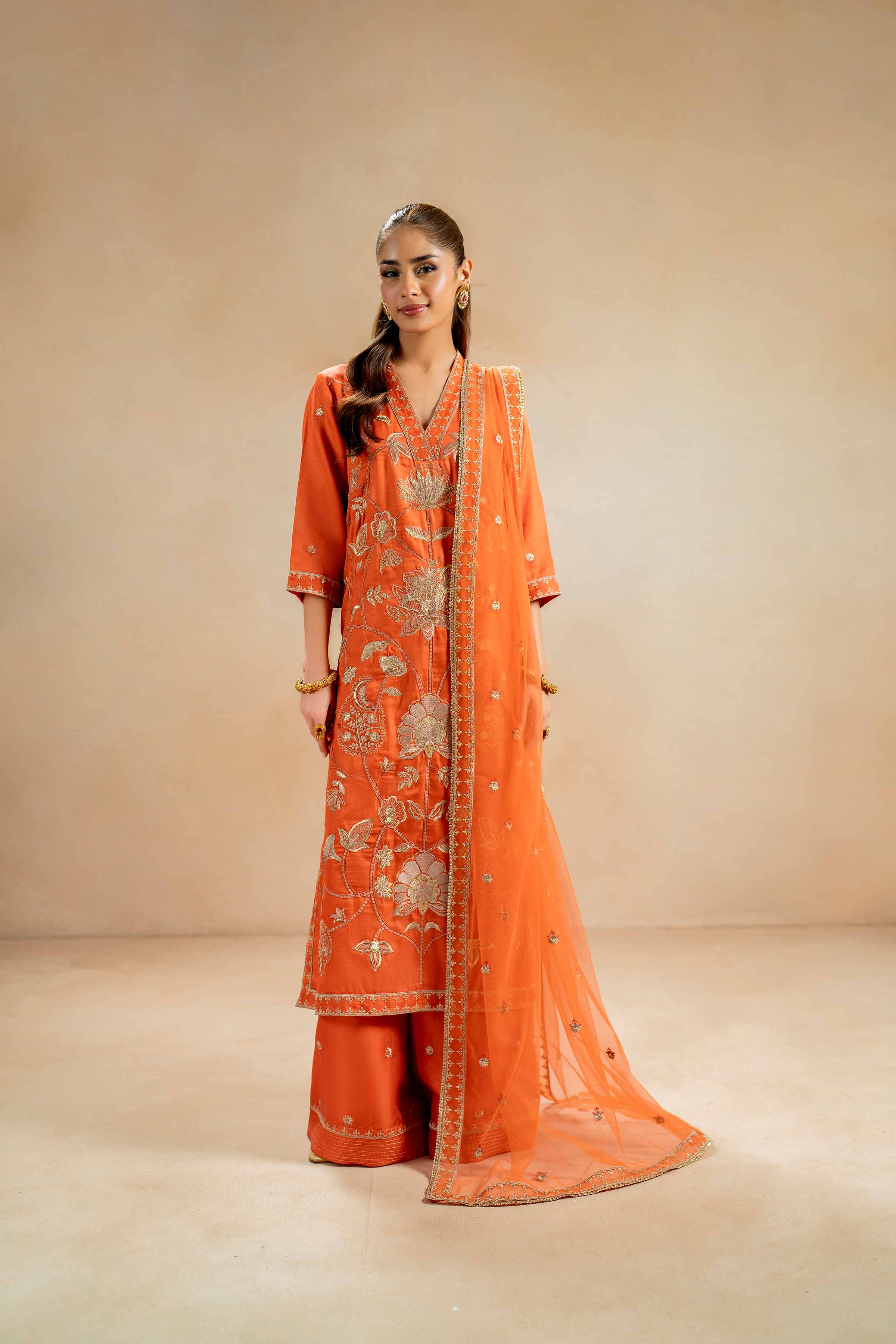 3 Piece - Embroidered Suit - 42308032