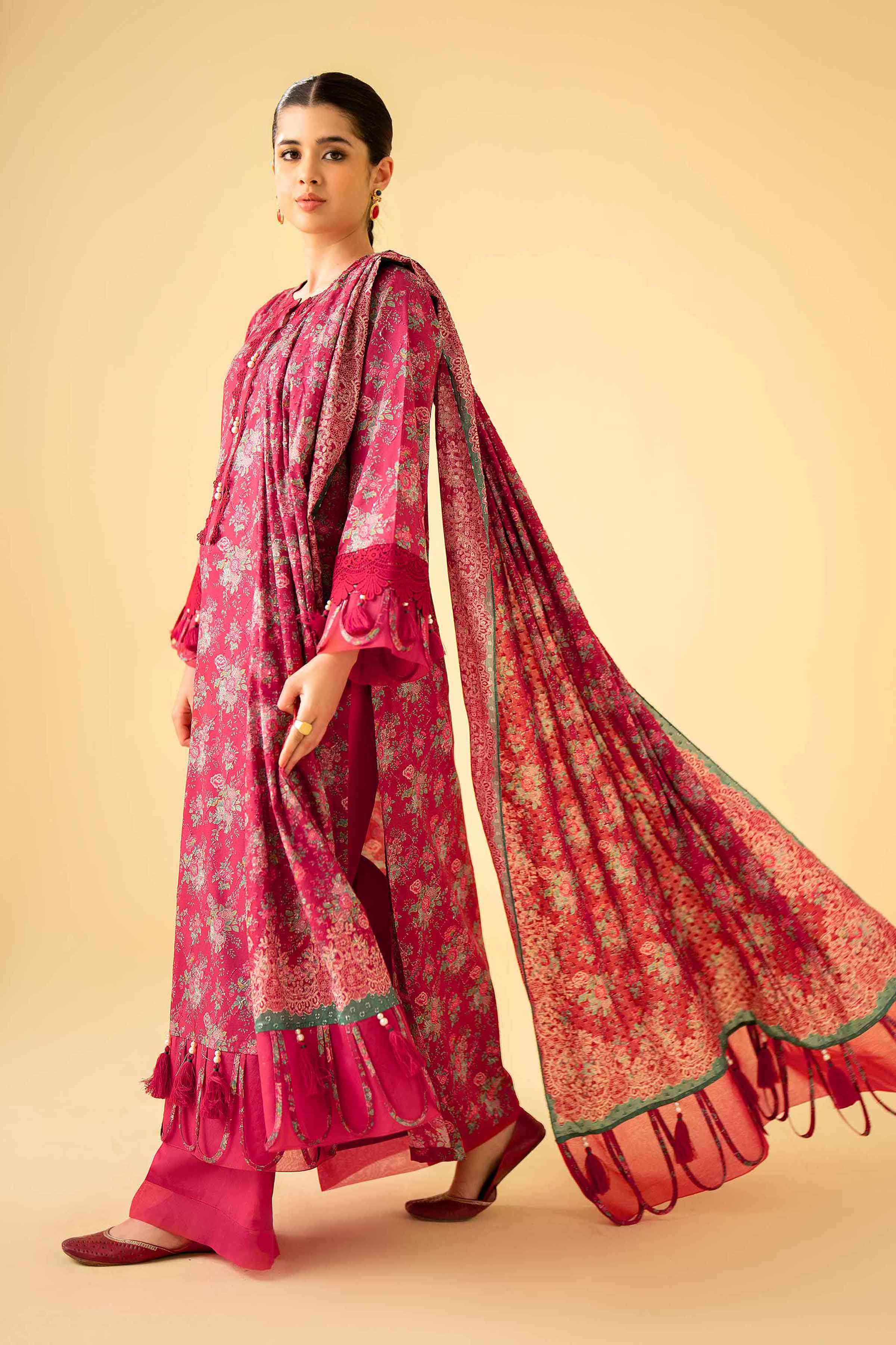 3 Piece - Digital Printed Suit - 42401499