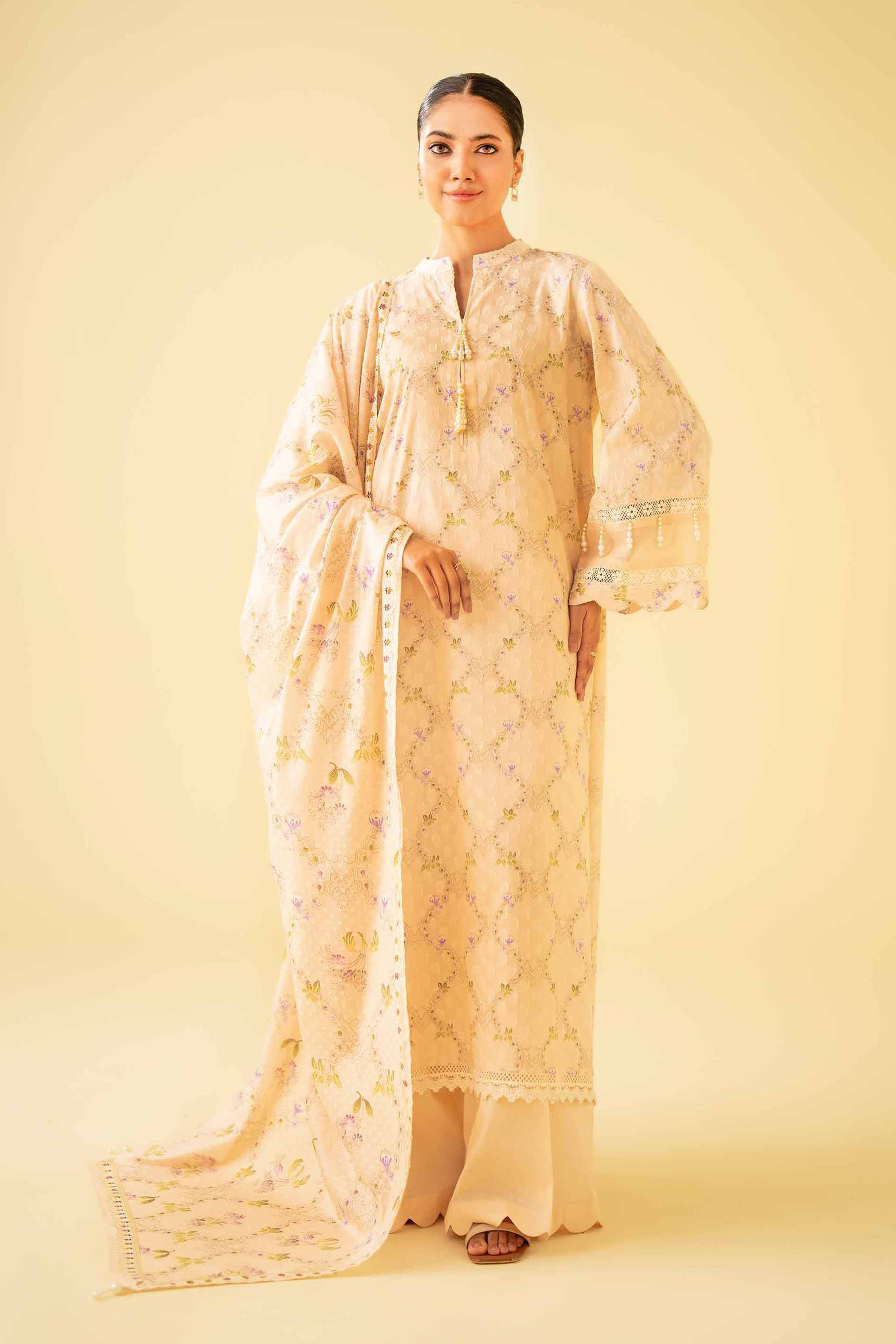 3 Piece - Digital Printed Suit - 42401556