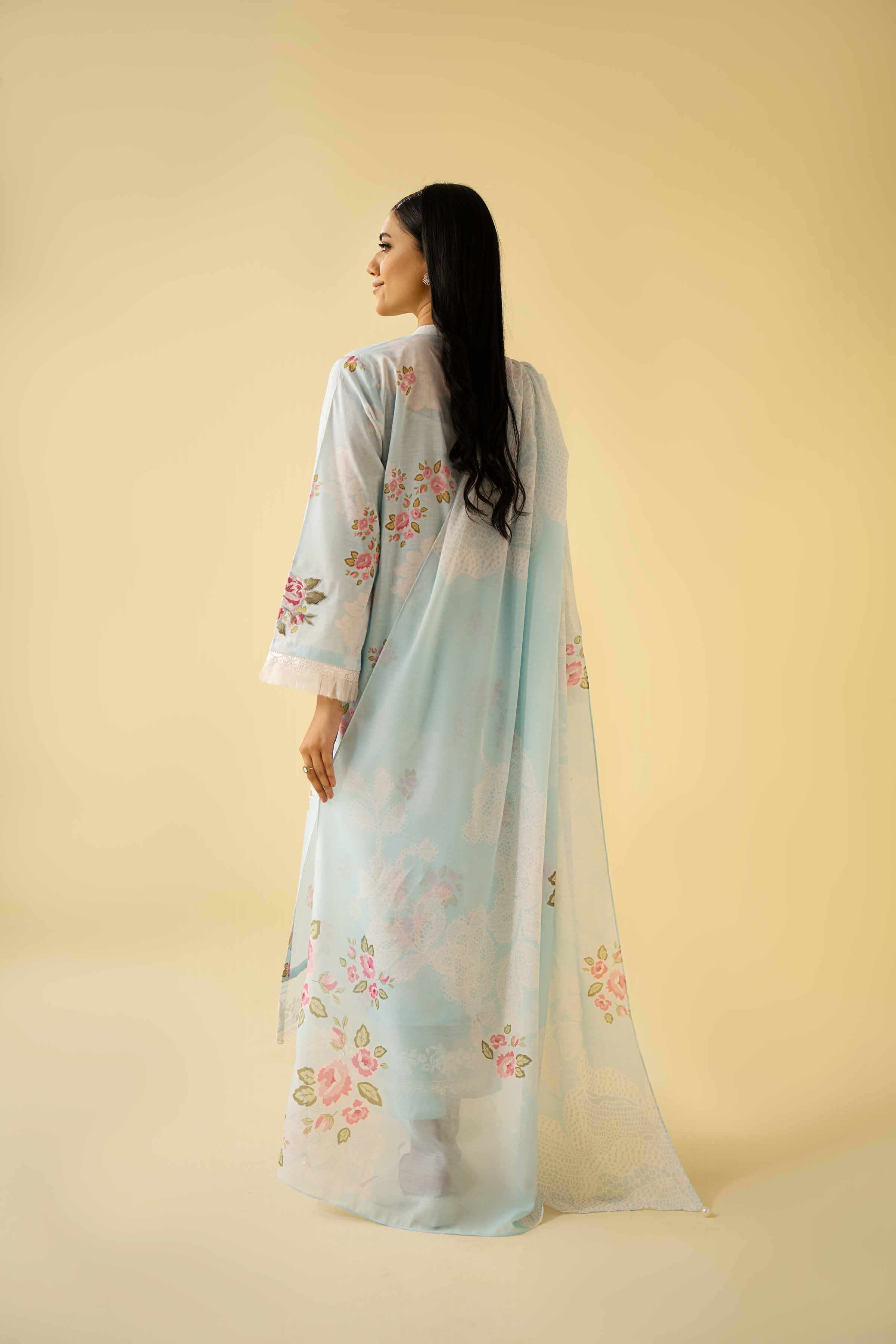 2 Piece - Printed Embroidered Suit - 42401569