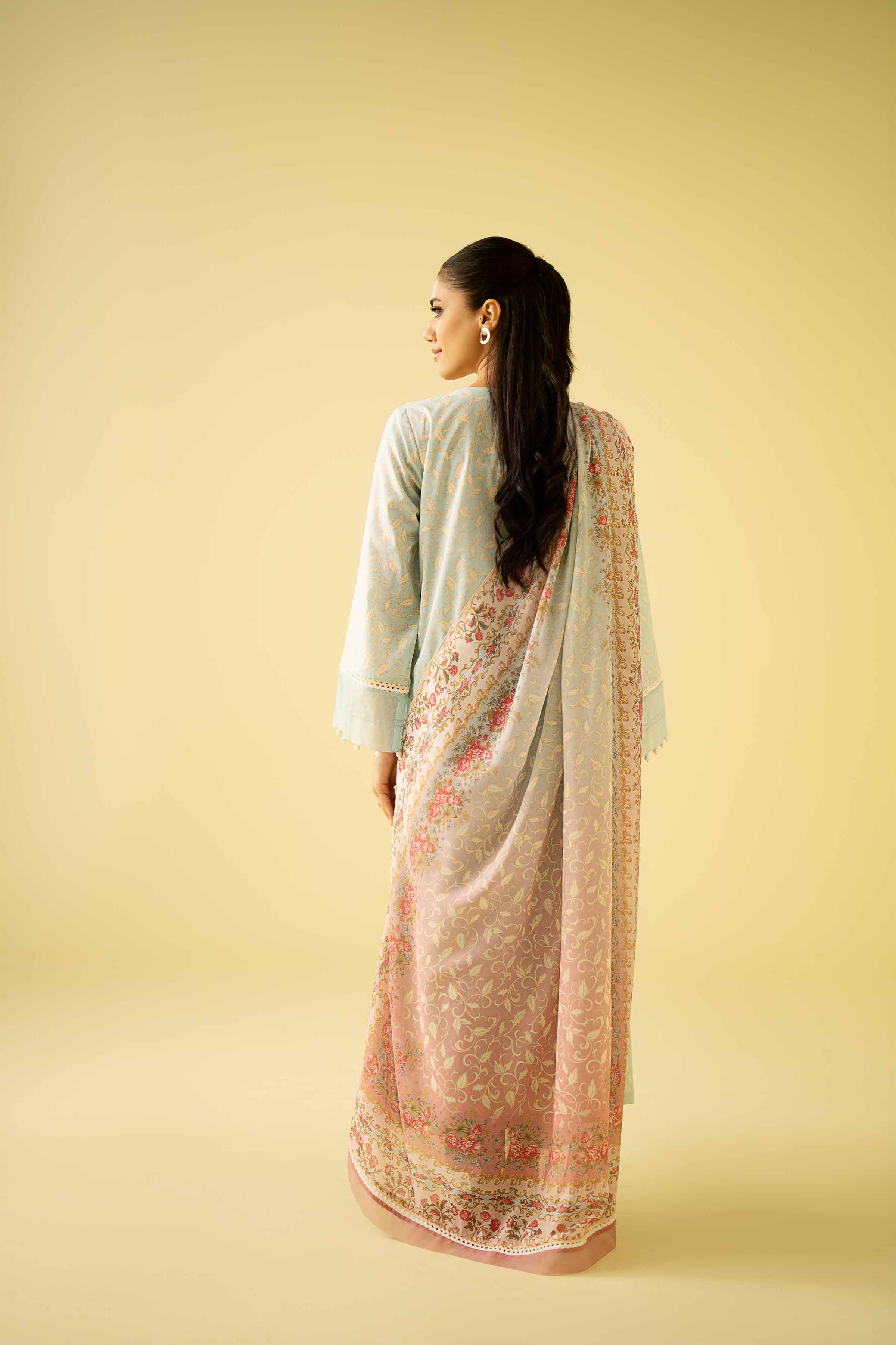 2 Piece - Printed Embroidered Suit - 42401576