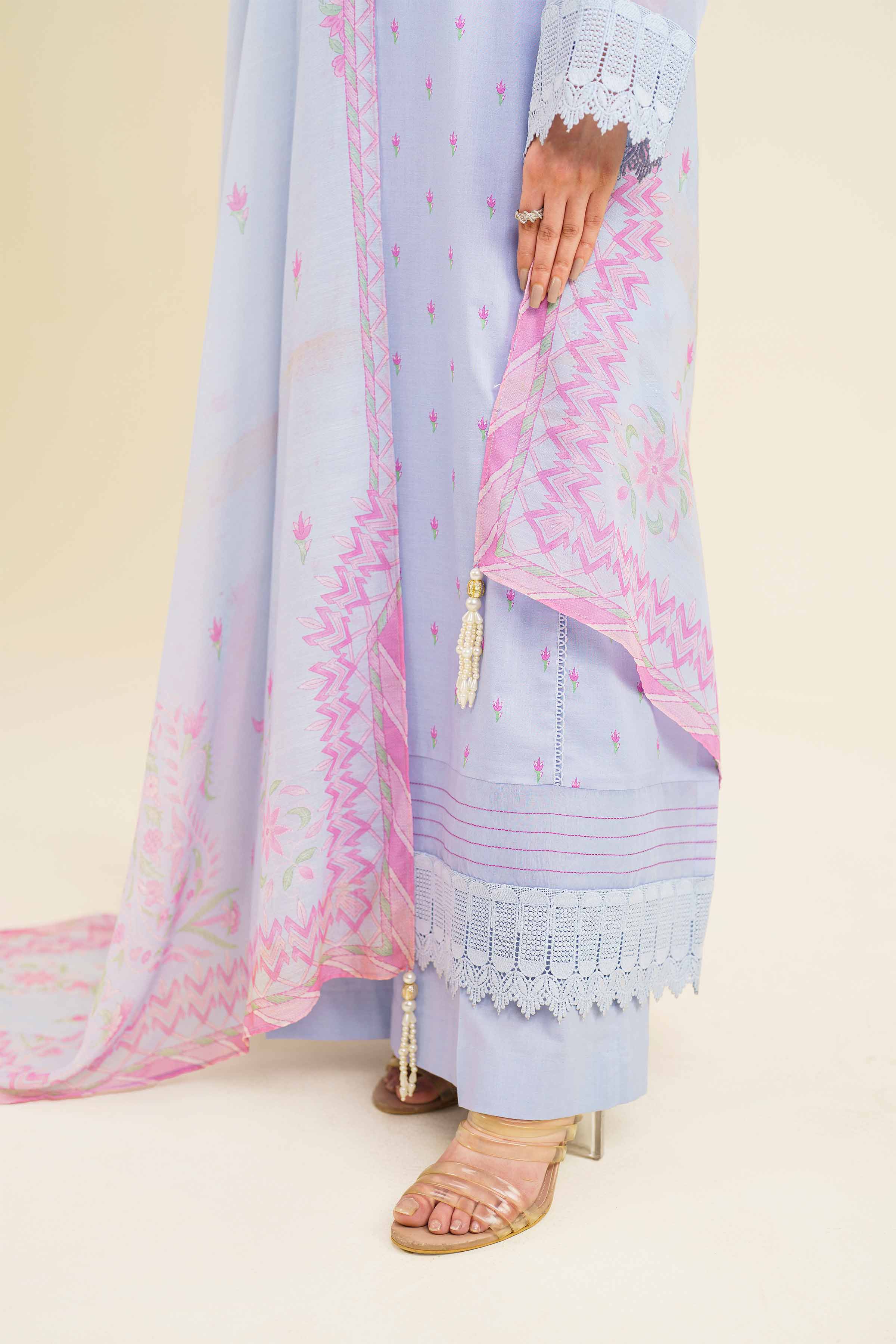 2 Piece - Printed Suit With Laces - 42401599