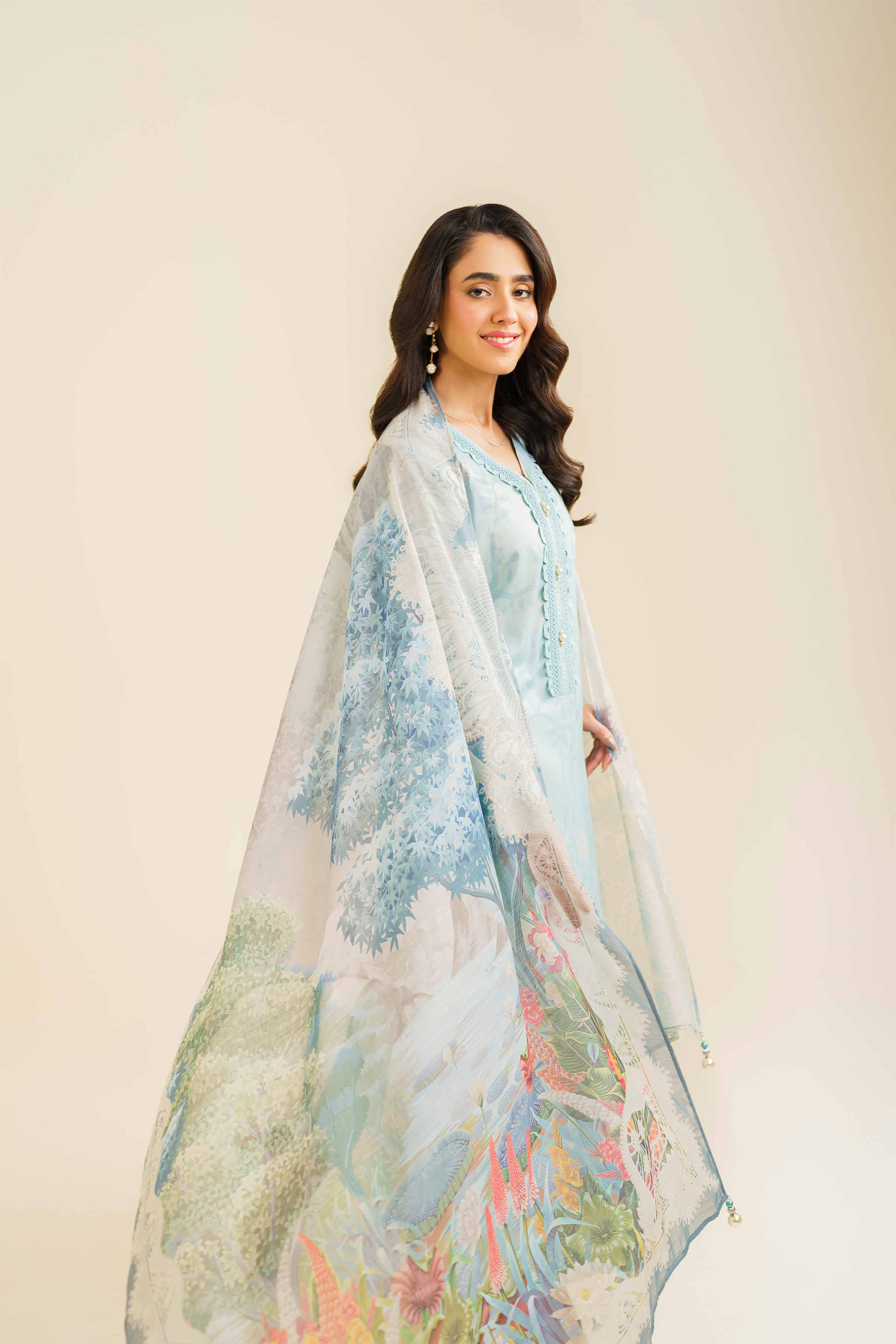 2 Piece - Printed Suit With Laces - 42401604