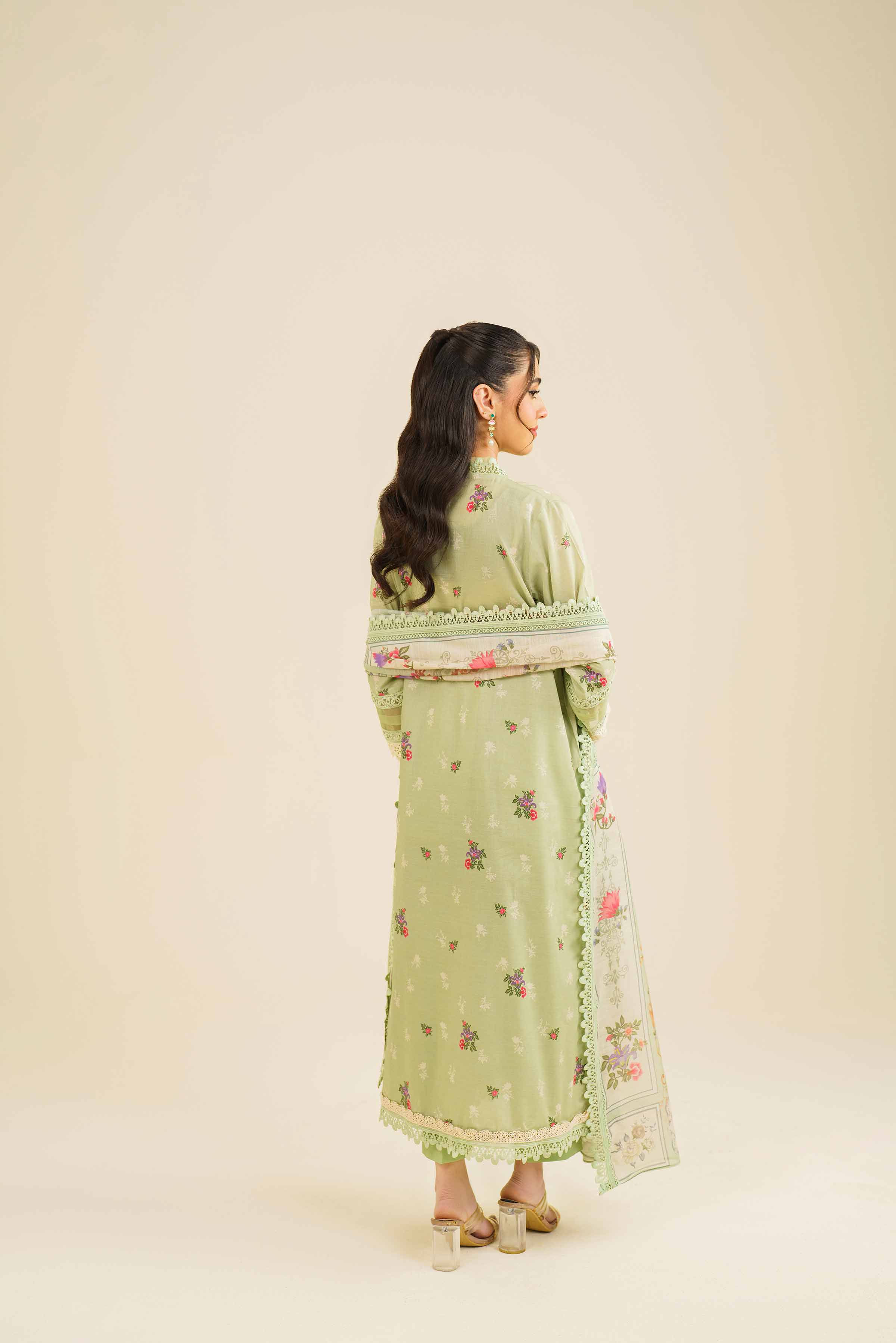 2 Piece - Printed Suit With Laces - 42401611