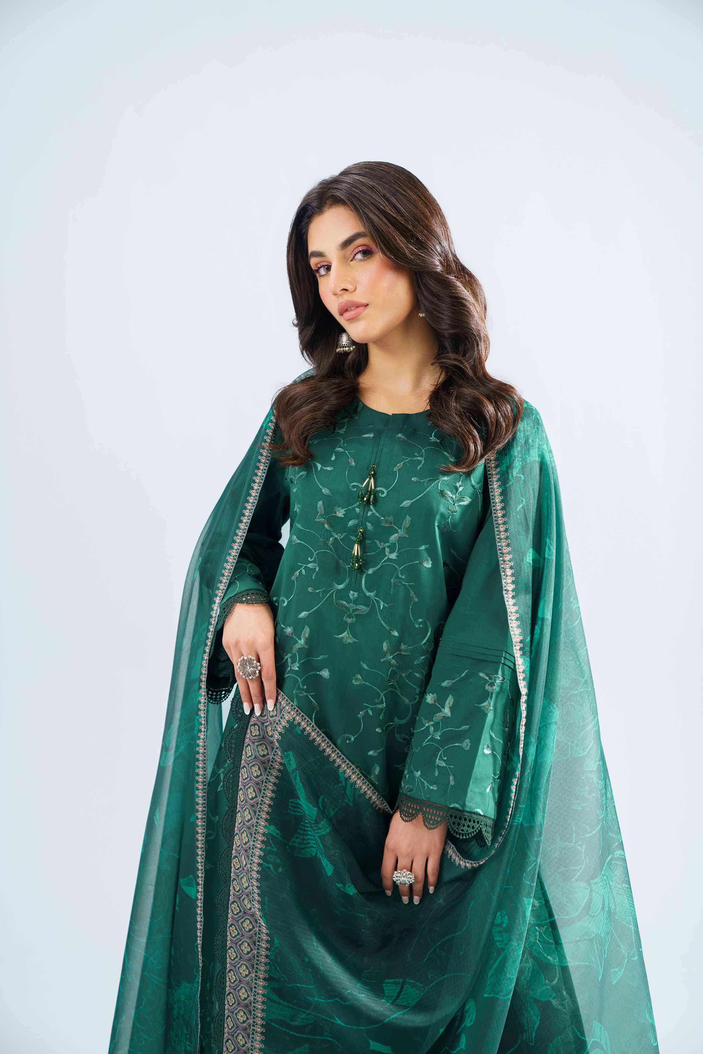 3 Piece - Embroidered Suit - 42401650
