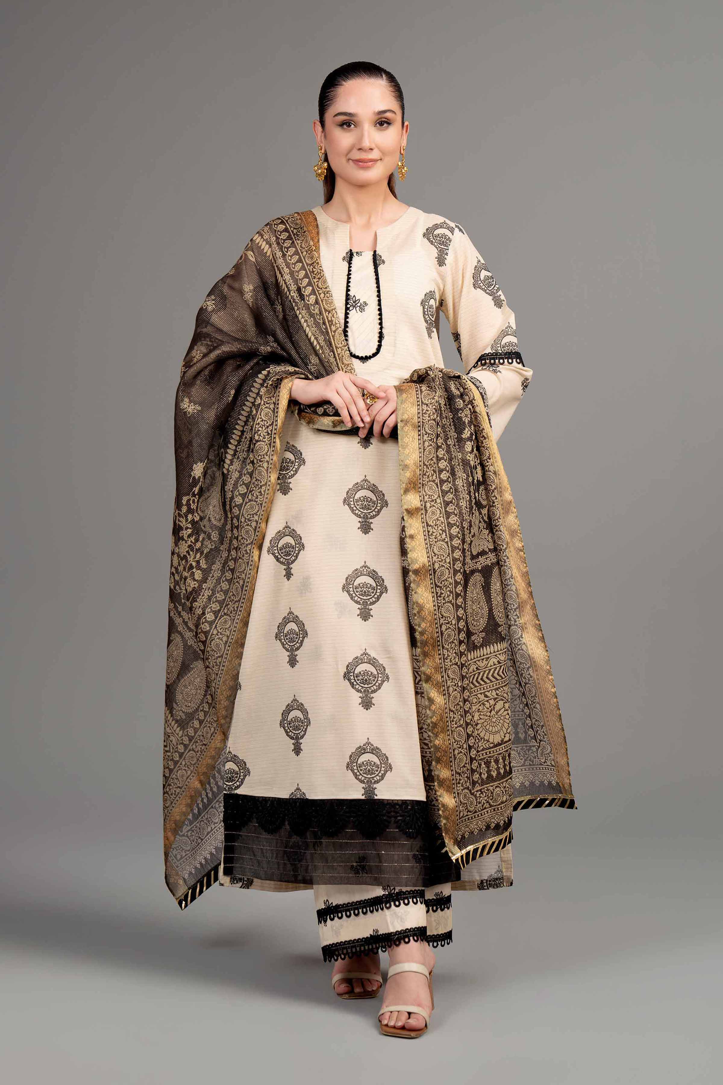 3 Piece - Printed Suit - 42401934