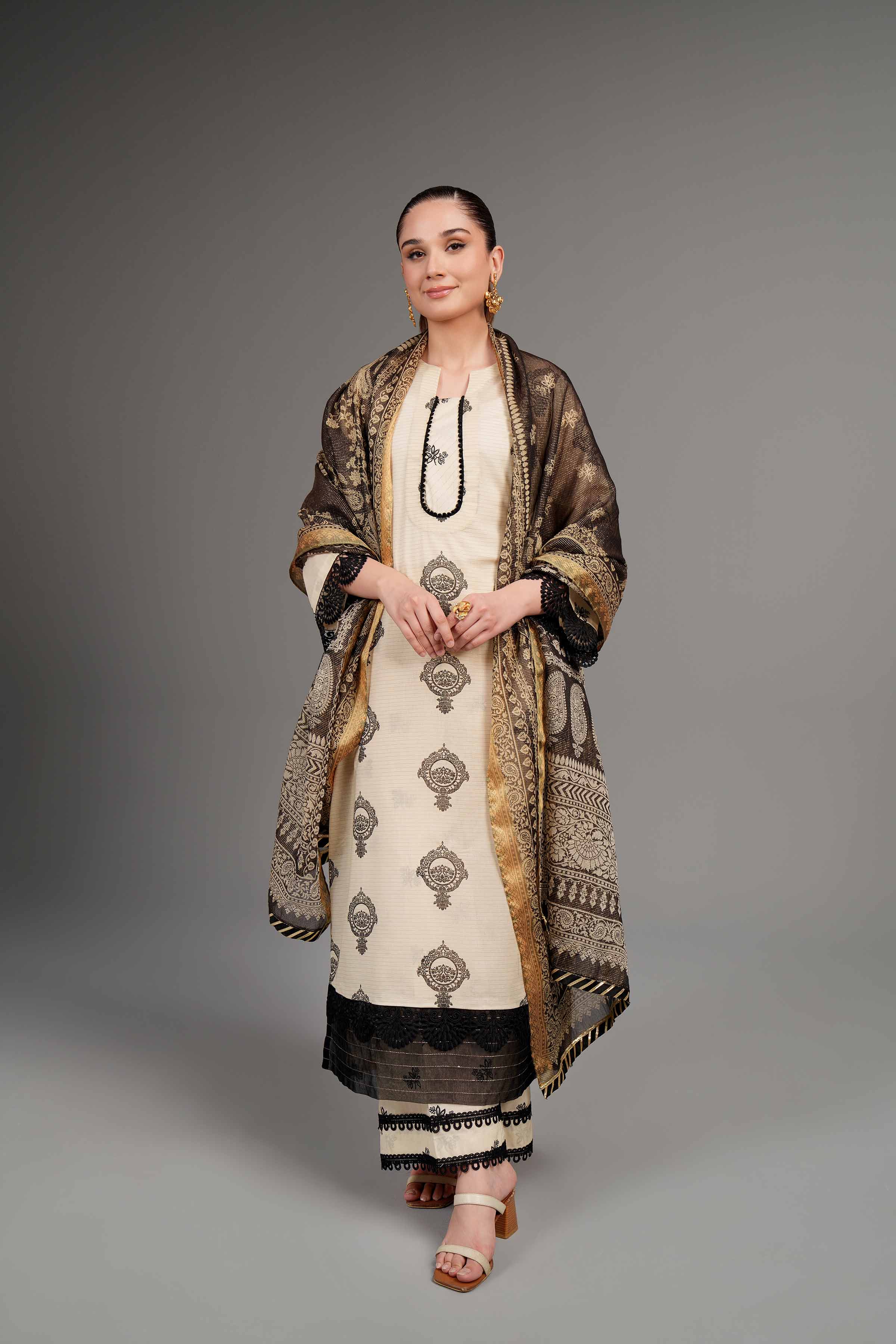 3 Piece - Printed Suit - 42401934