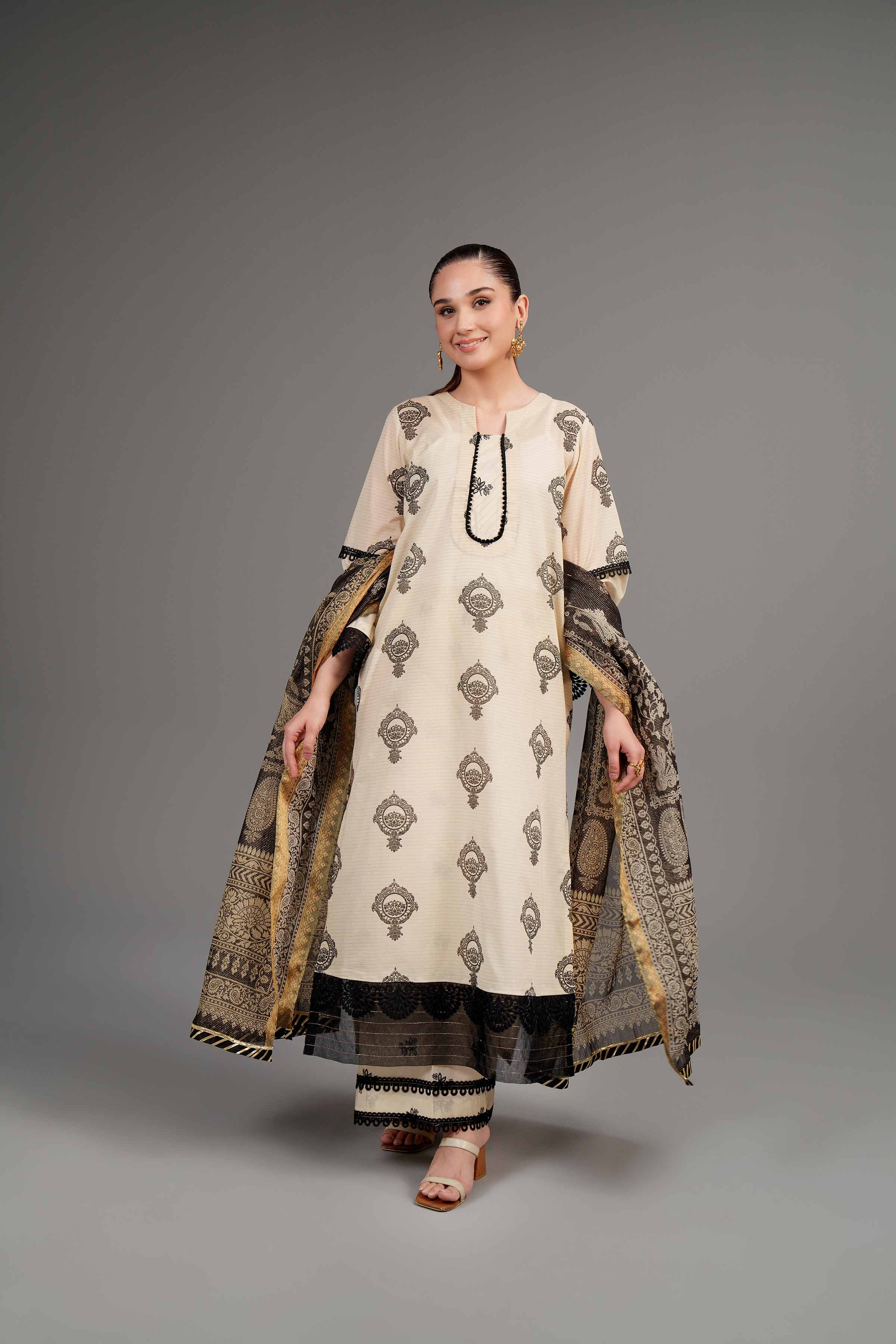 3 Piece - Printed Suit - 42401934