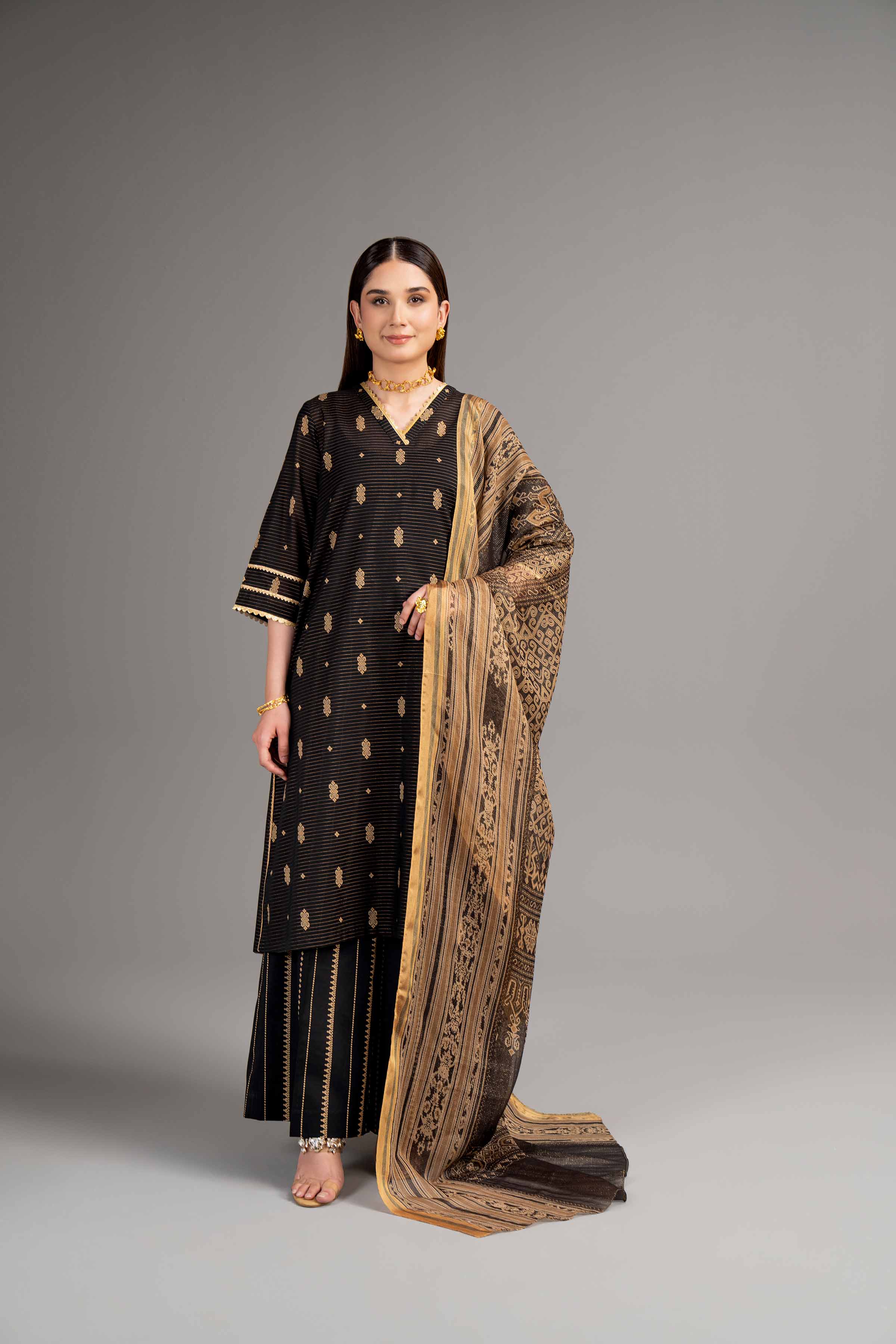 3 Piece - Printed Suit - 42401936