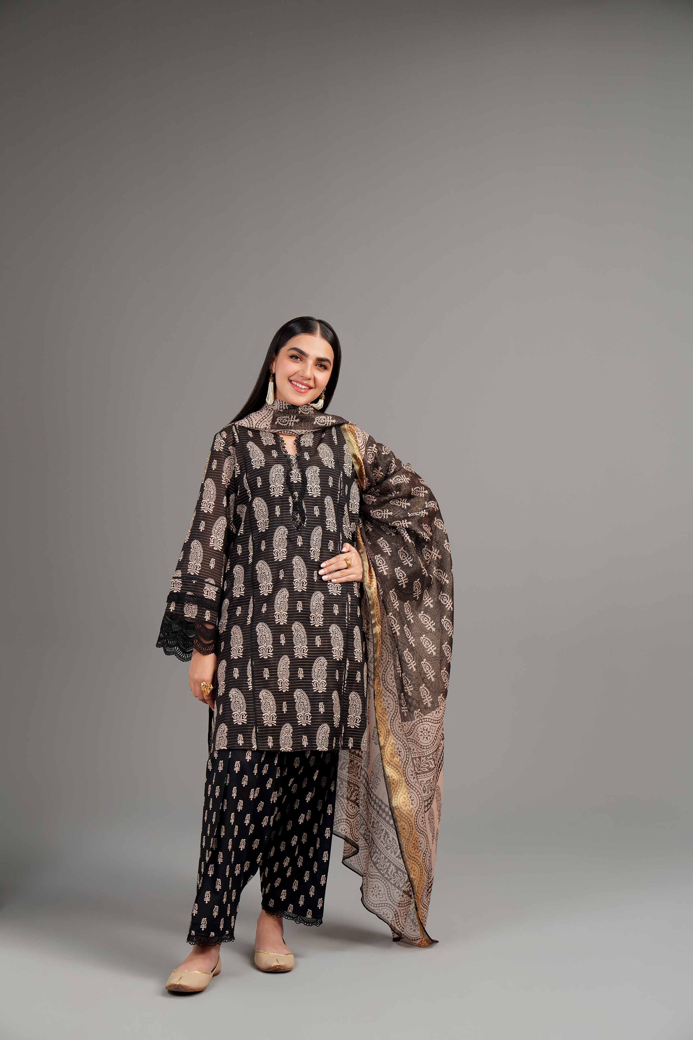 3 Piece - Printed Suit - 42401943
