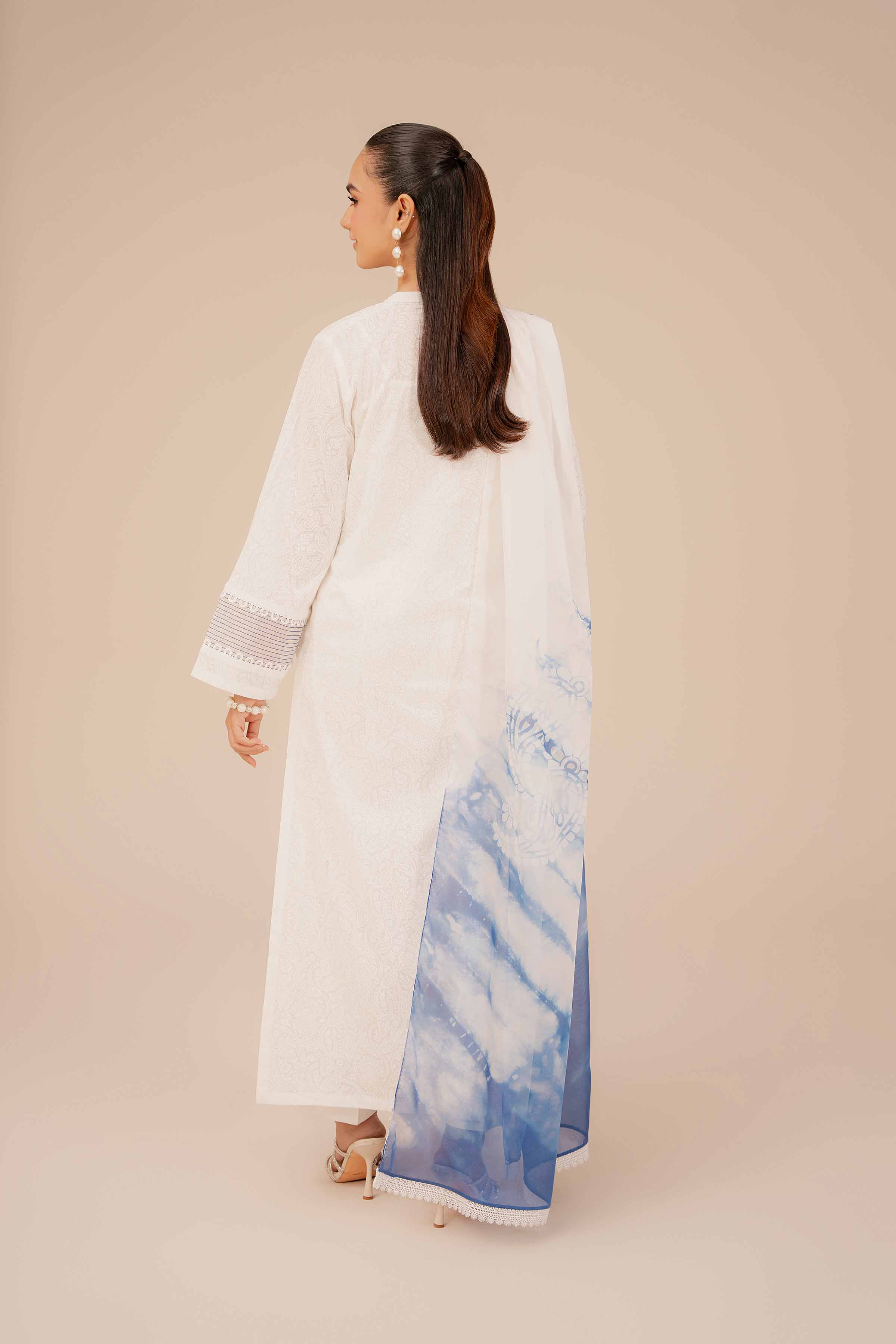 2 Piece - Printed Embroidered Suit - 42401946