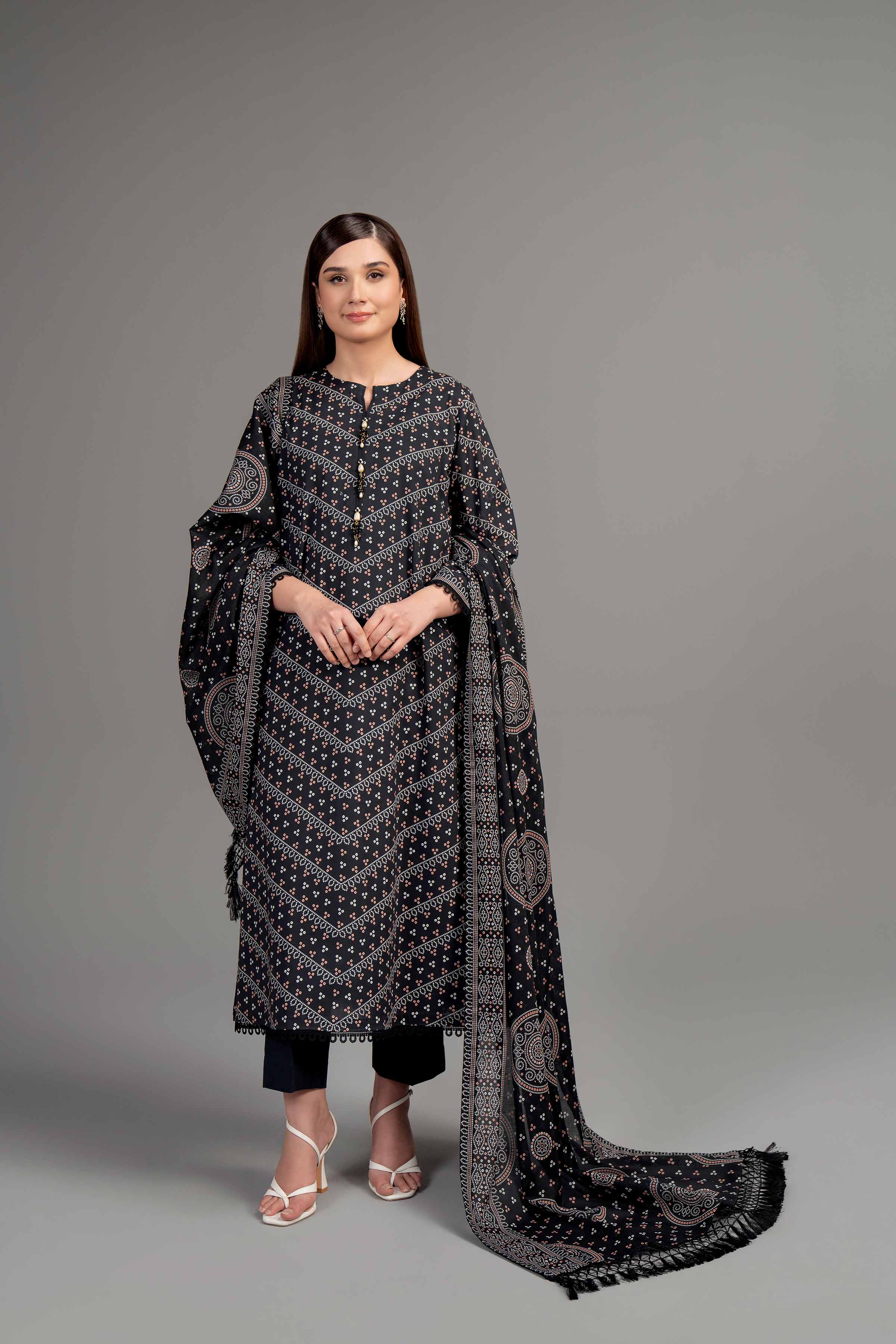 3 Piece - Printed Suit - 42402004