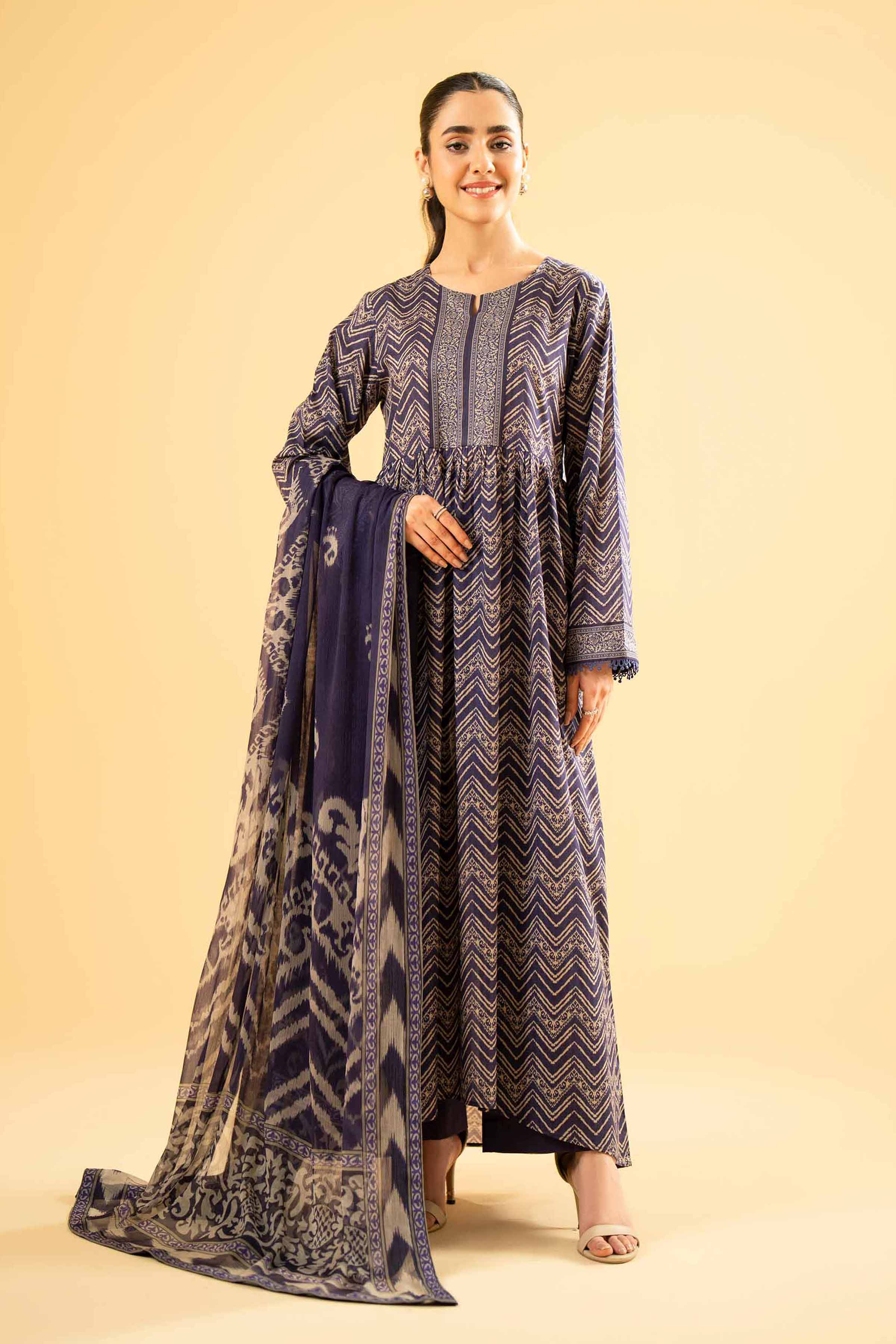 3 Piece - Printed Suit - 42402016