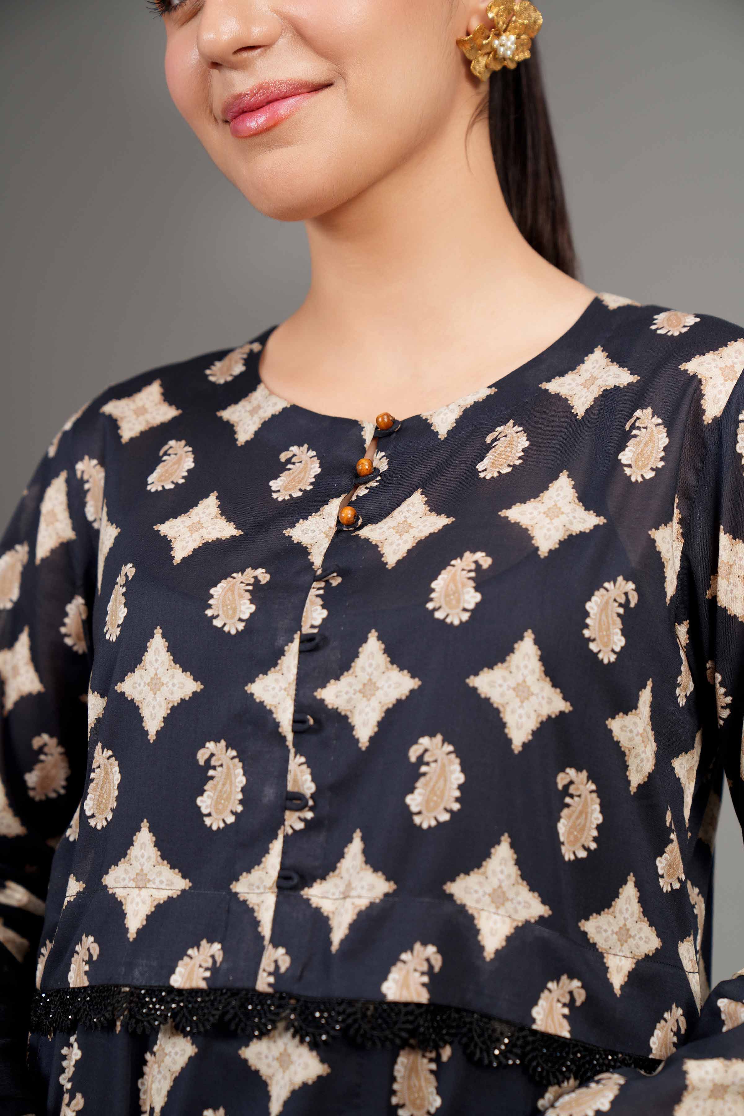 3 Piece - Printed Suit - 42402019