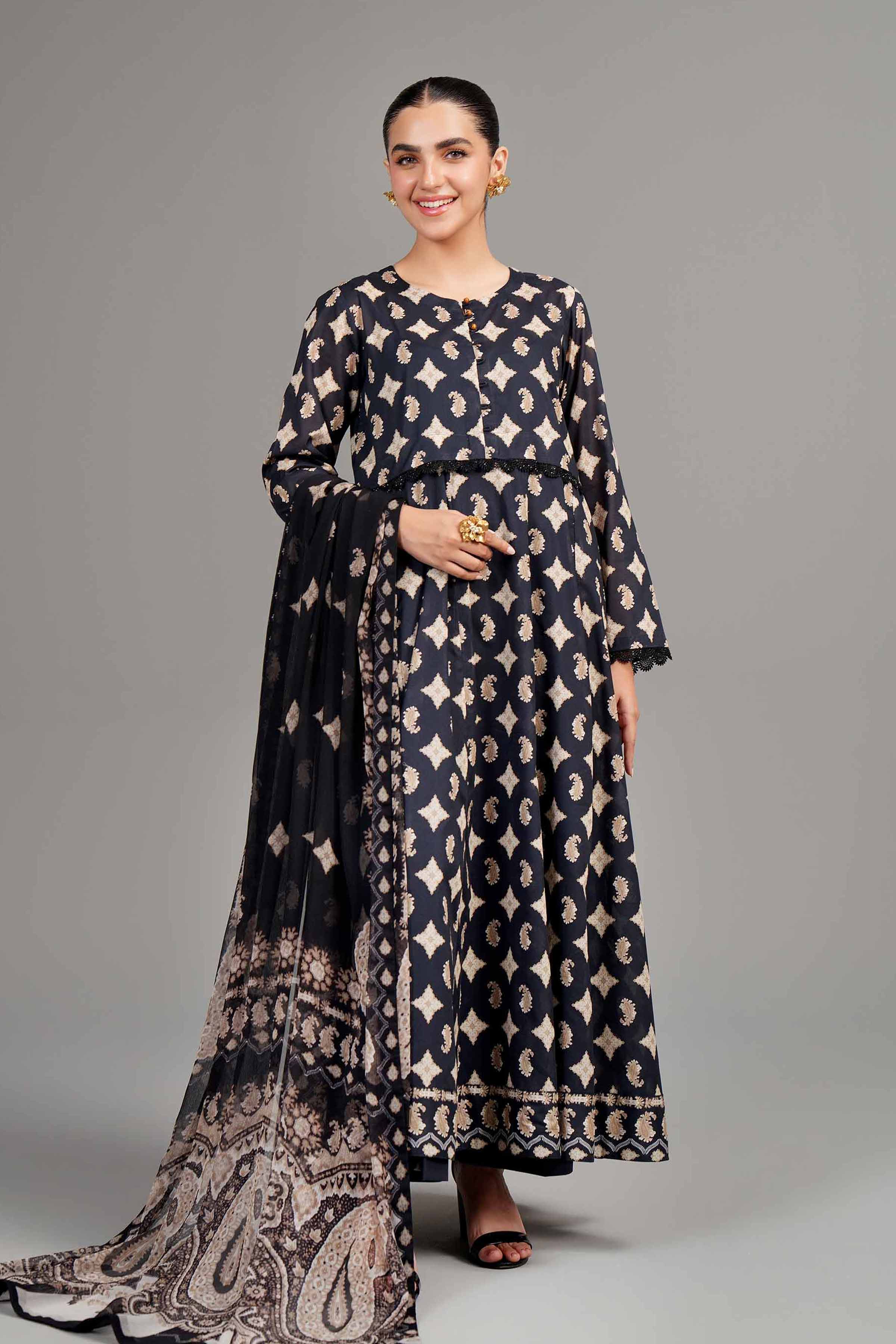 3 Piece - Printed Suit - 42402019