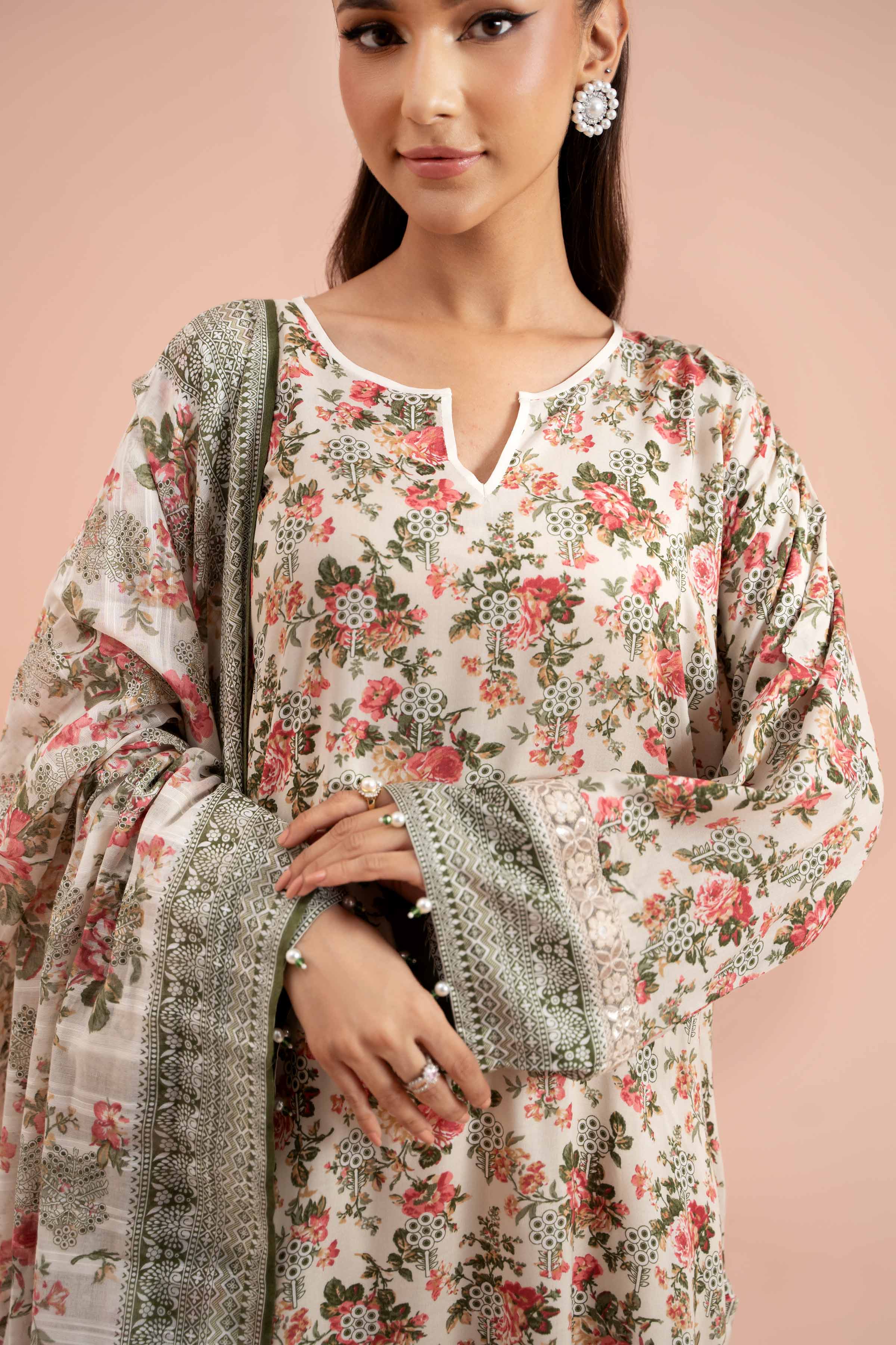 3 Piece - Printed Suit - 42402101