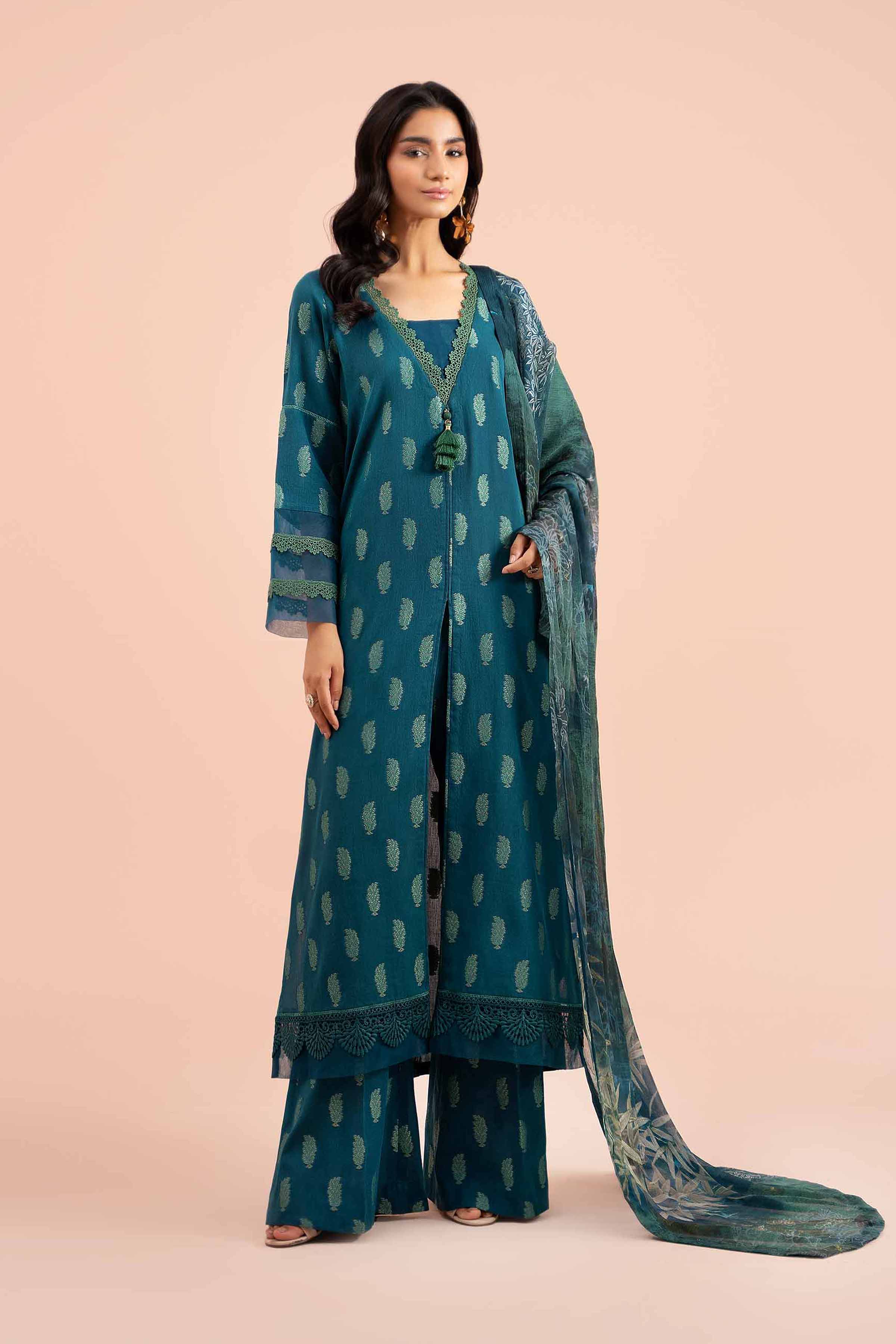 3 Piece - Jacquard Suit - 42402123