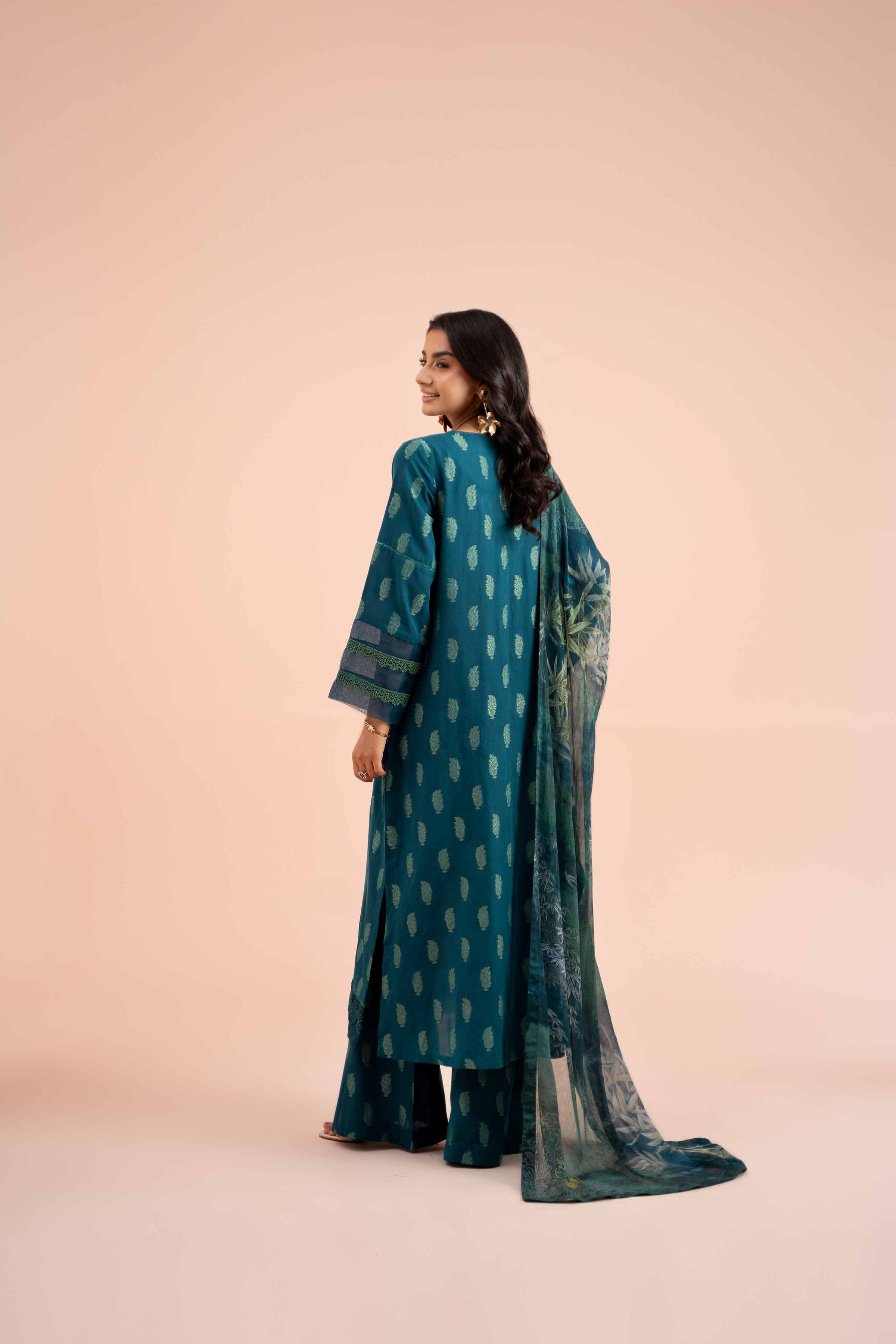 3 Piece - Jacquard Suit - 42402123