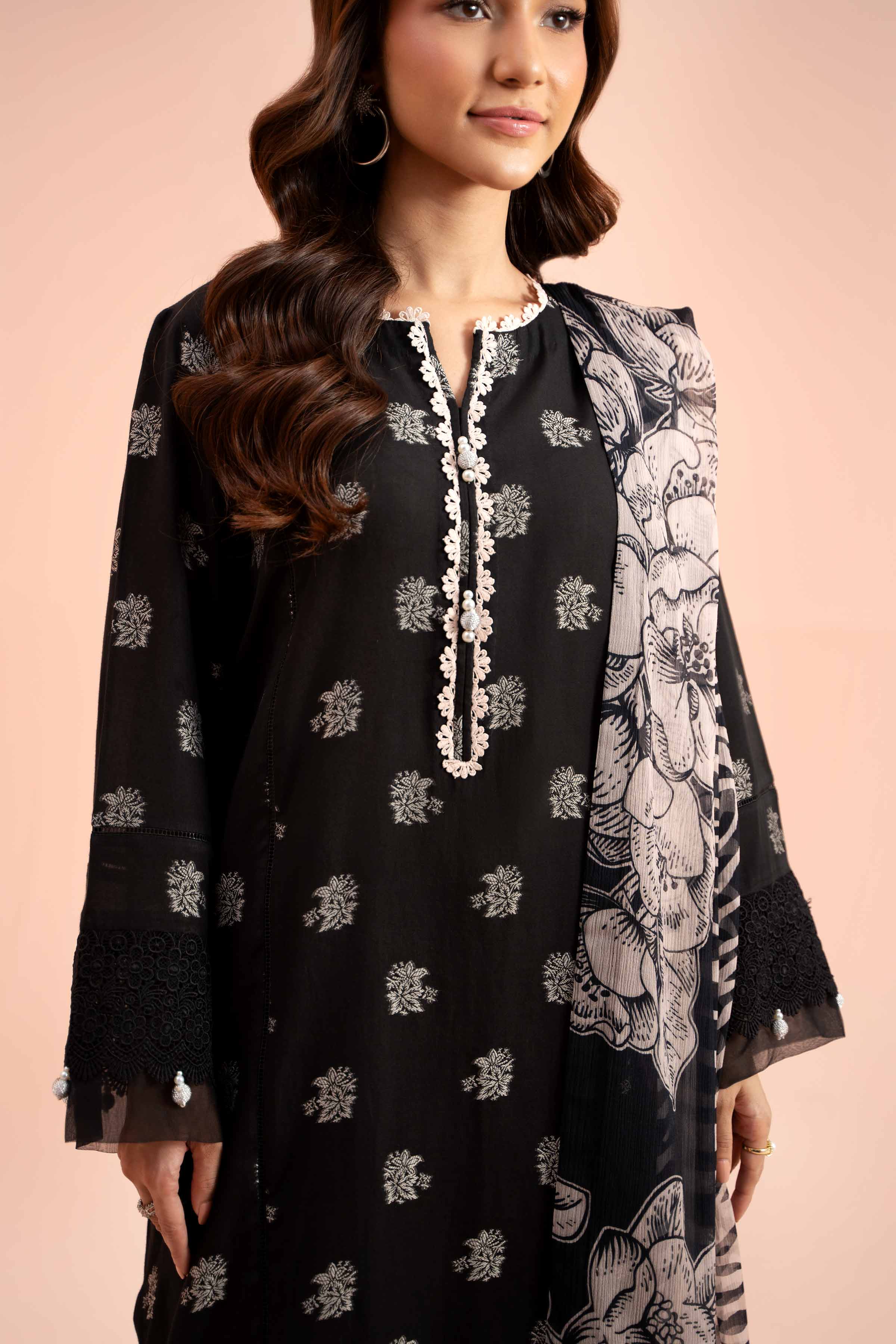 3 Piece - Jacquard Suit - 42402126