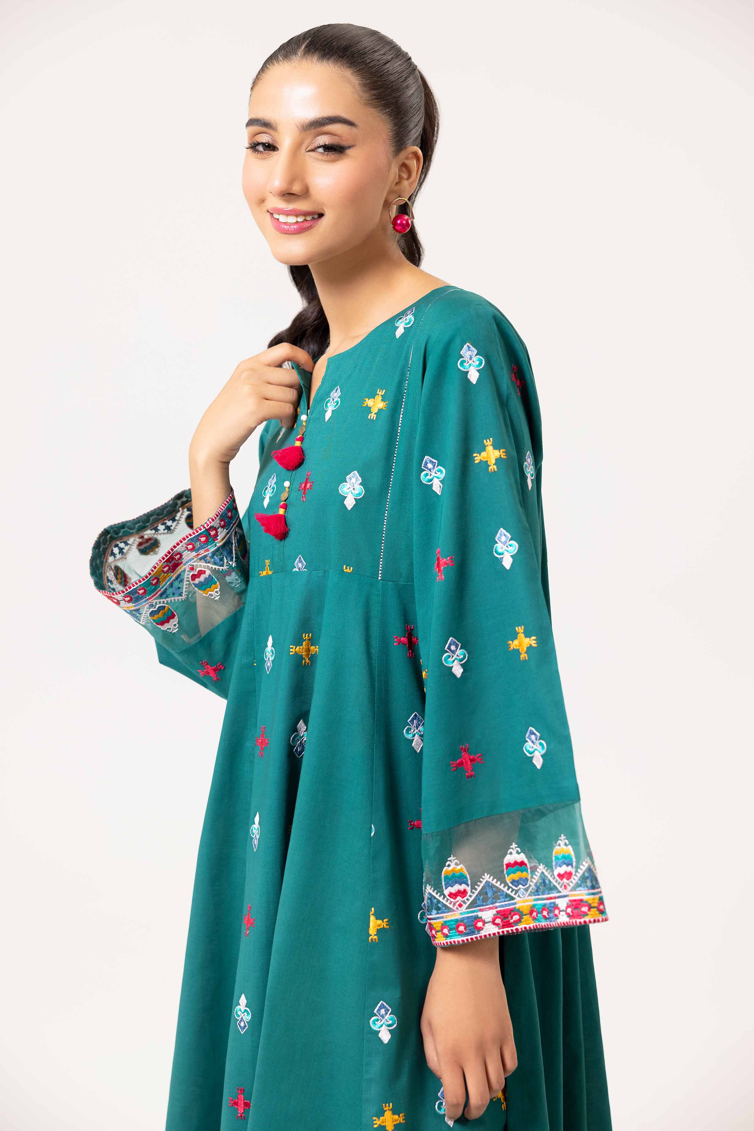 2 Piece - Dyed Embroidered Suit - 42402139