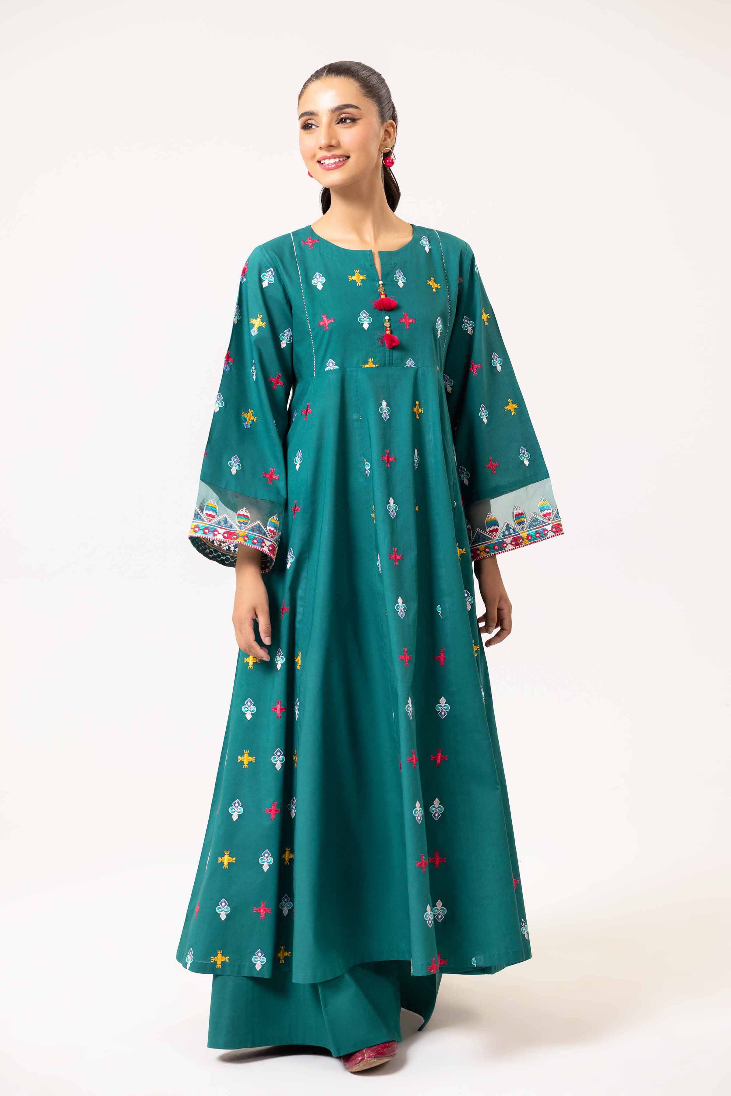 2 Piece - Dyed Embroidered Suit - 42402139