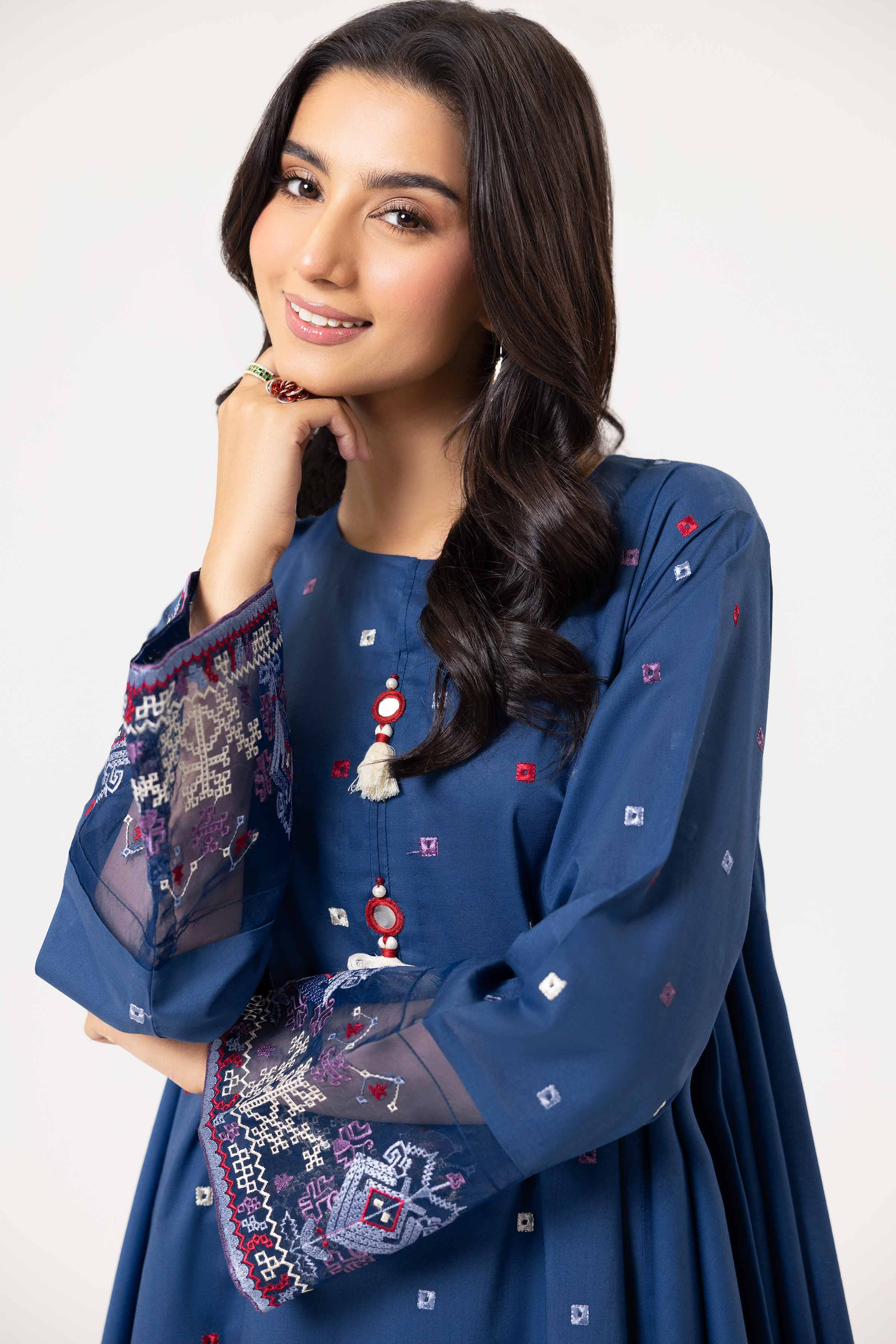 2 Piece - Dyed Embroidered Suit - 42402140