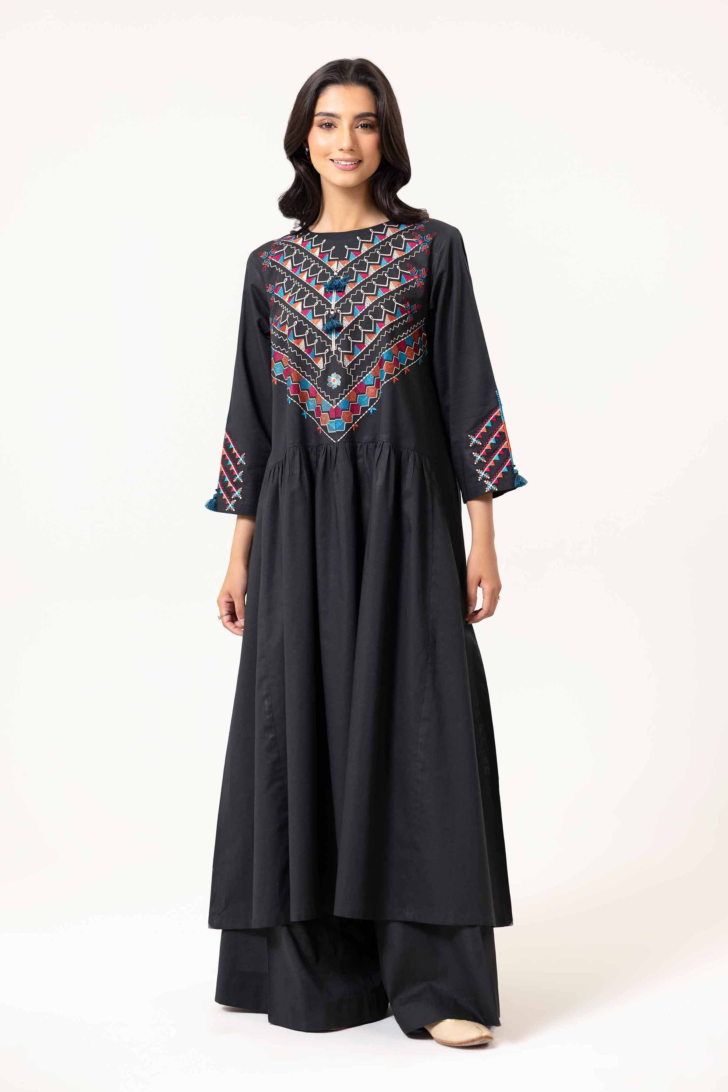 2 Piece - Dyed Embroidered Suit - 42402142