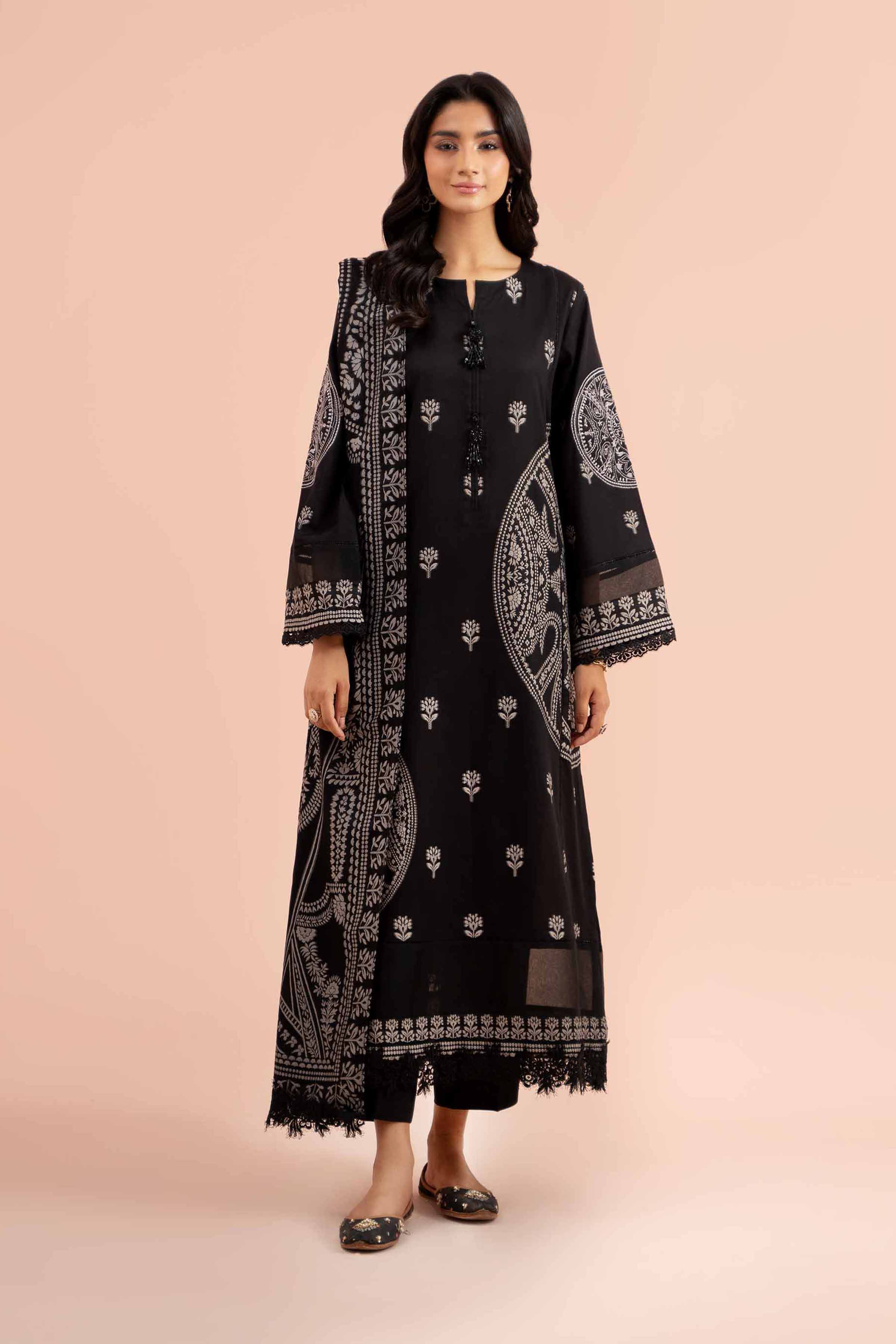2 Piece - Jacquard Embroidered Suit - 42402154