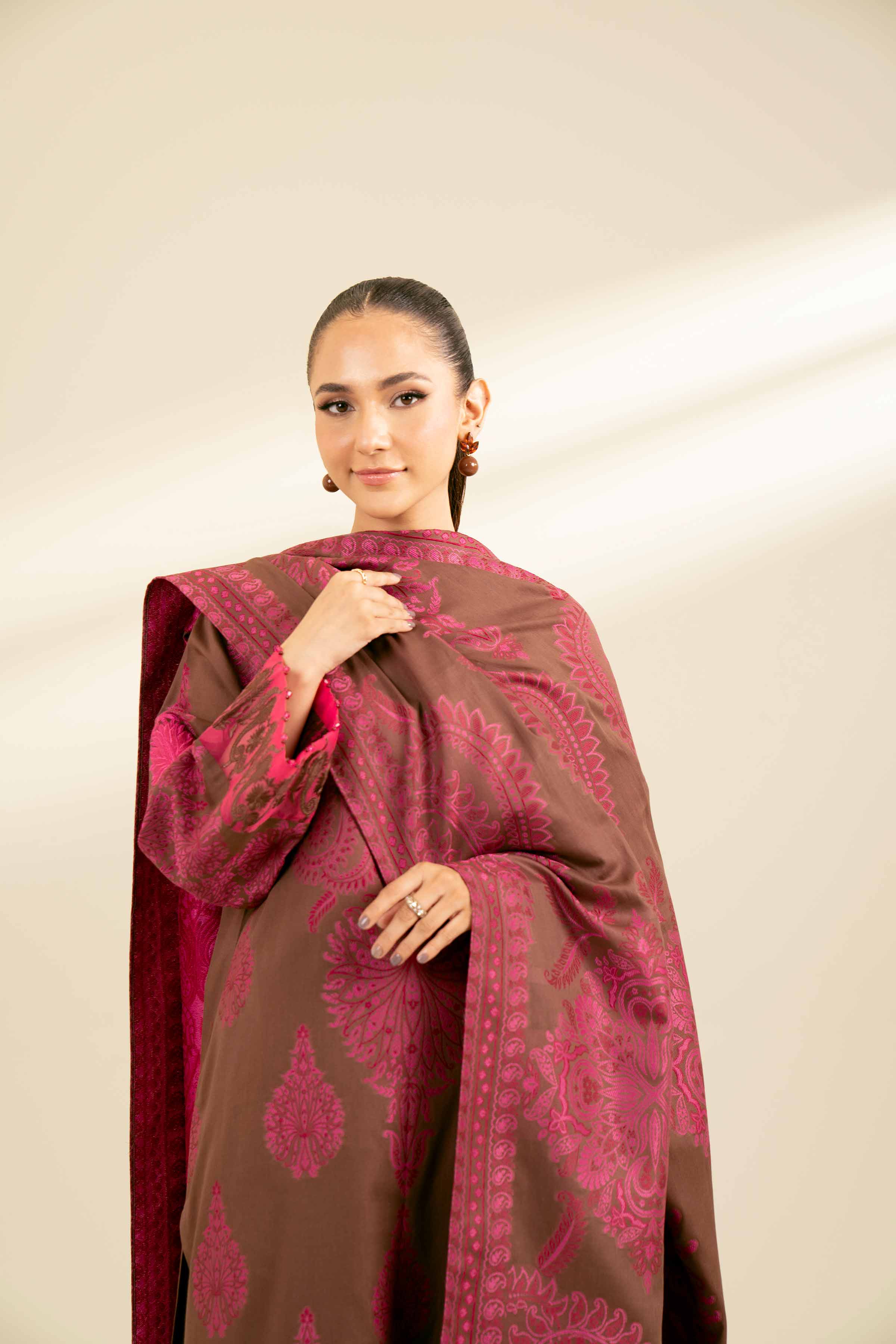 2 Piece - Jacquard Embroidered Suit - 42402156