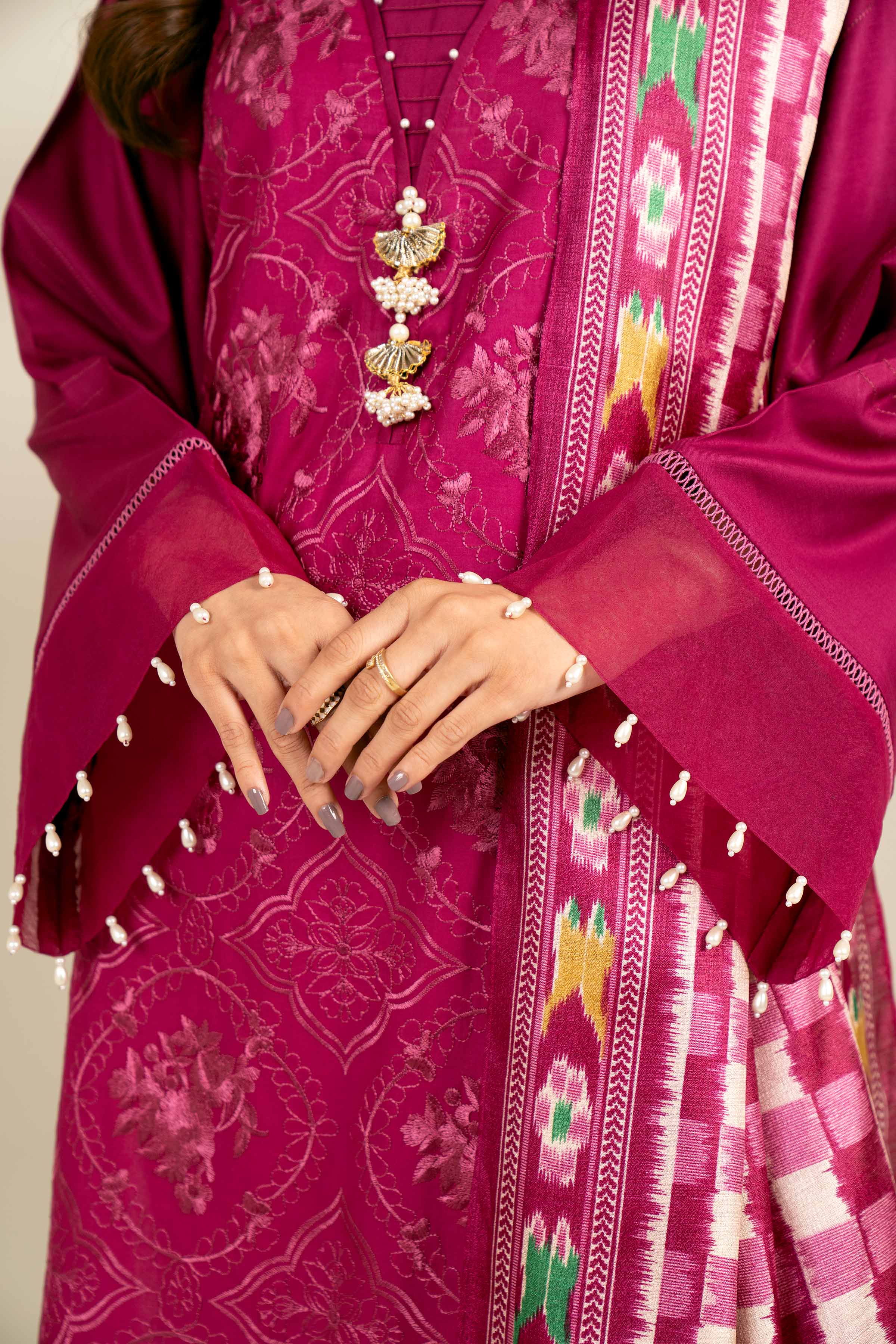 3 Piece - Embroidered Suit - 42402180