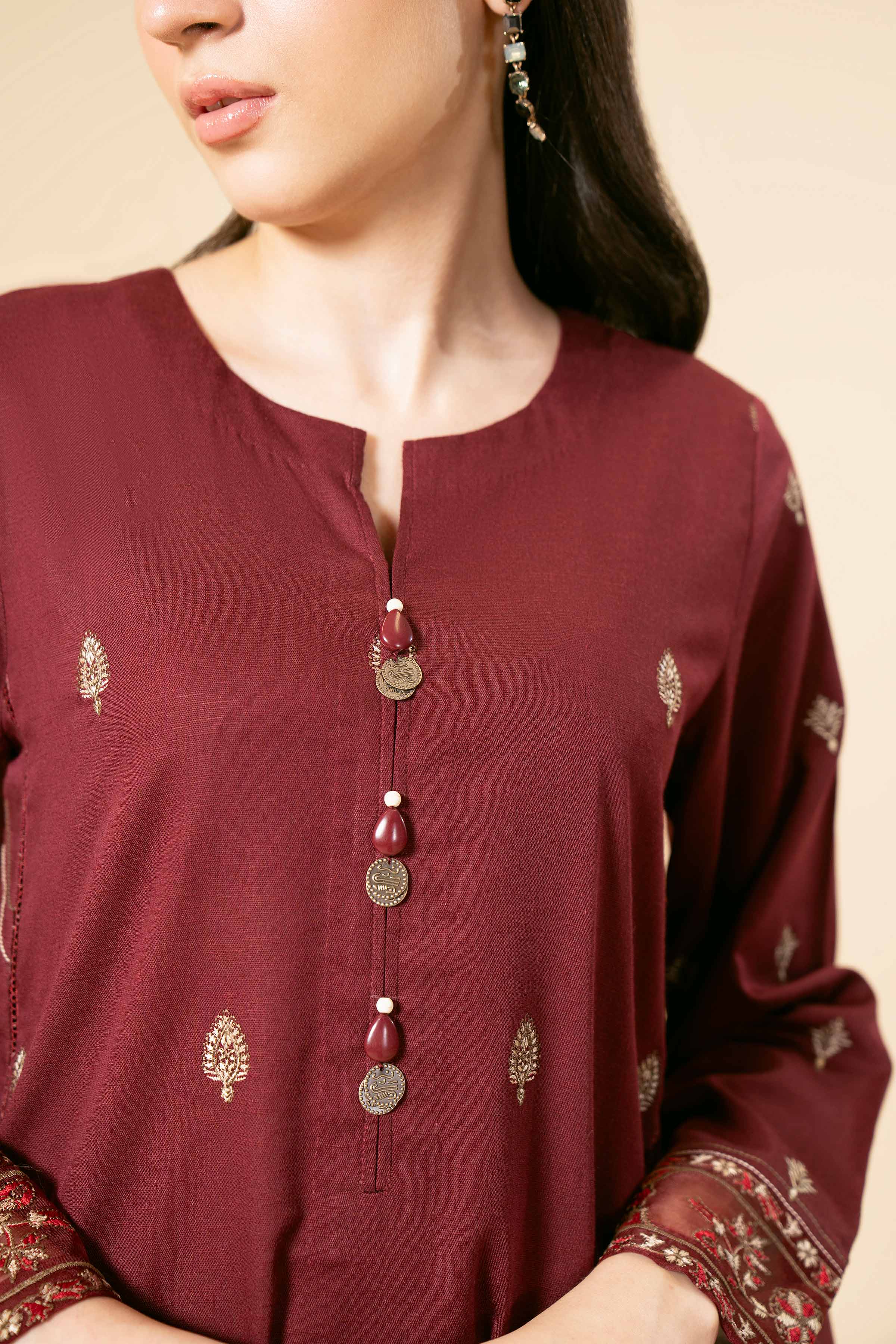 3 Piece - Embroidered Suit - 42404263
