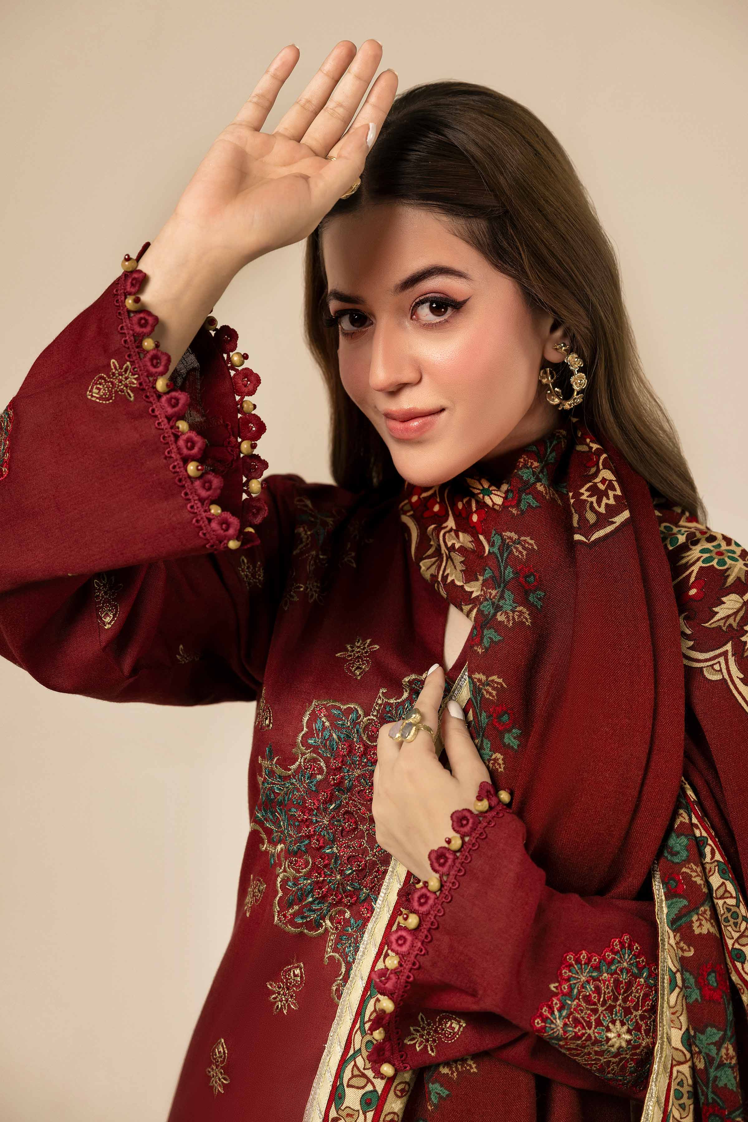 3 Piece - Embroidered Suit - 42404267