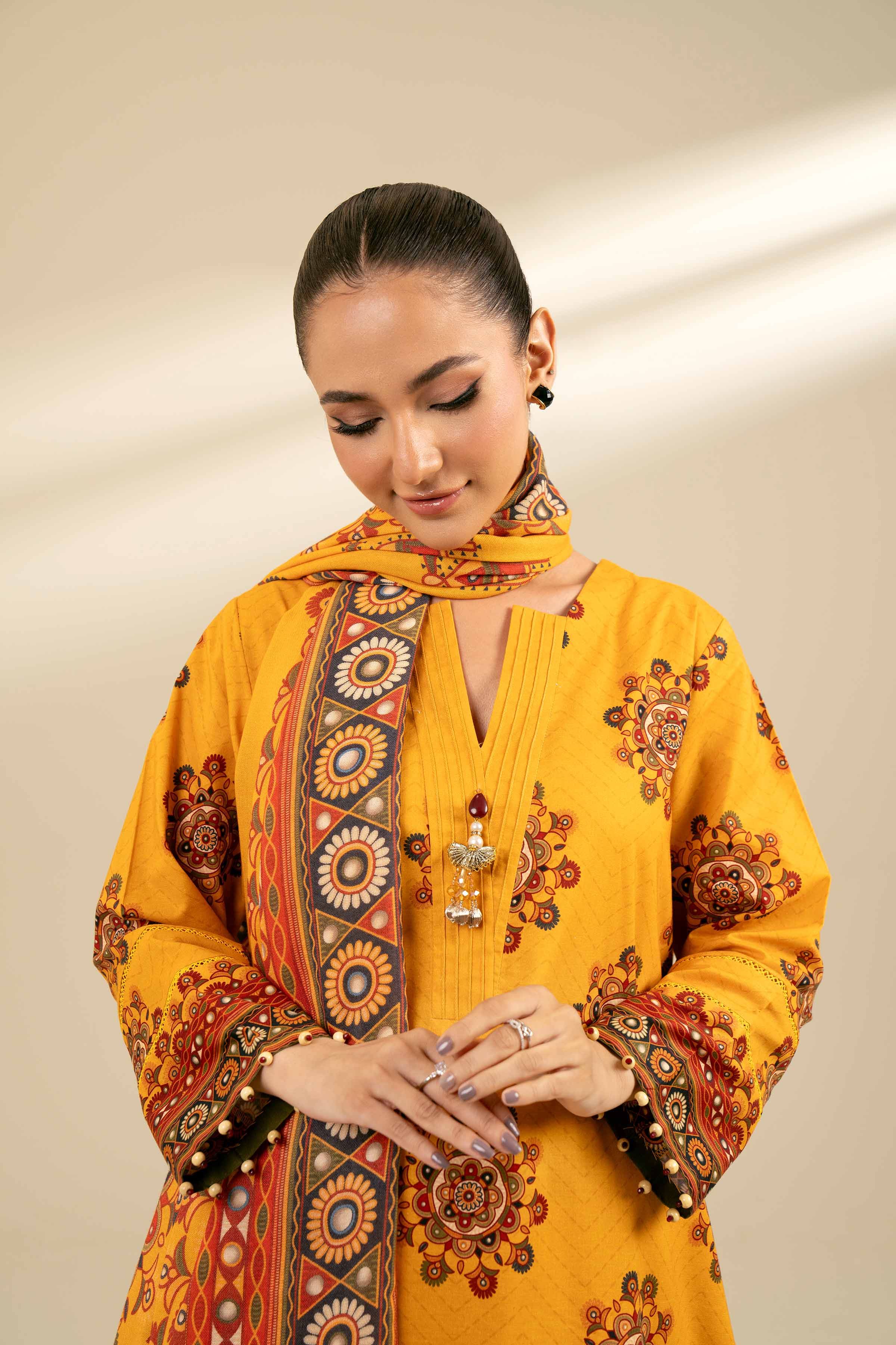 3 Piece - Printed Suit - 42404318