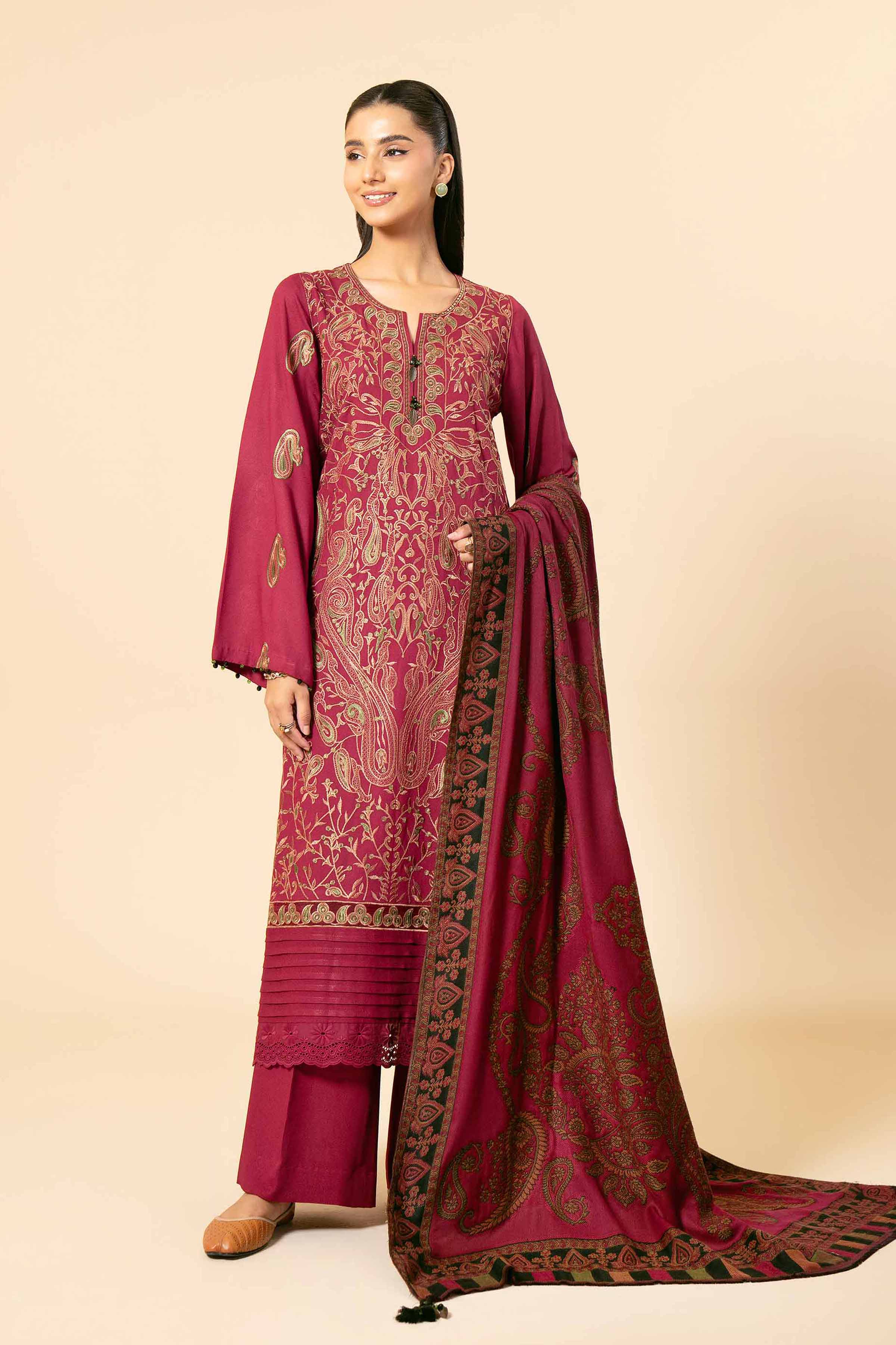 3 Piece - Embroidered Suit - 42404387