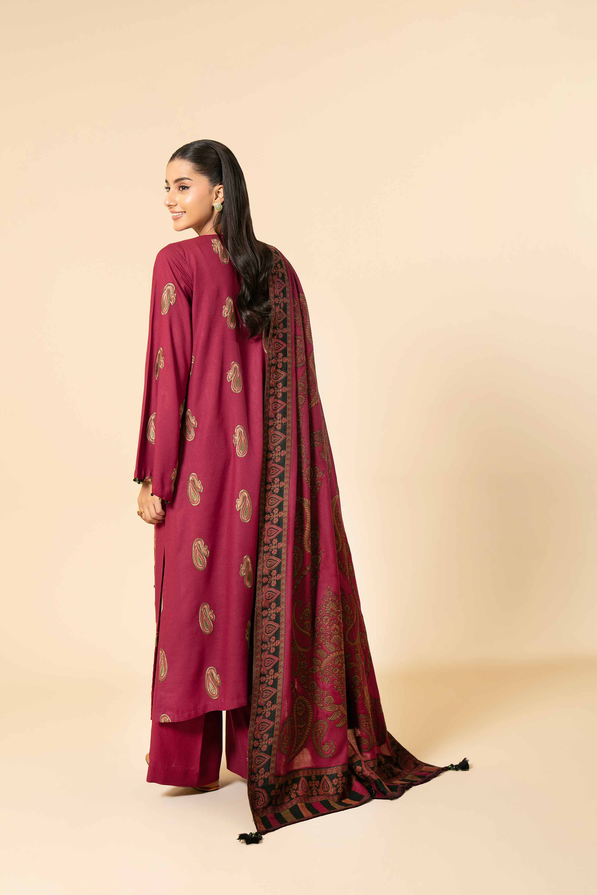 3 Piece - Embroidered Suit - 42404387
