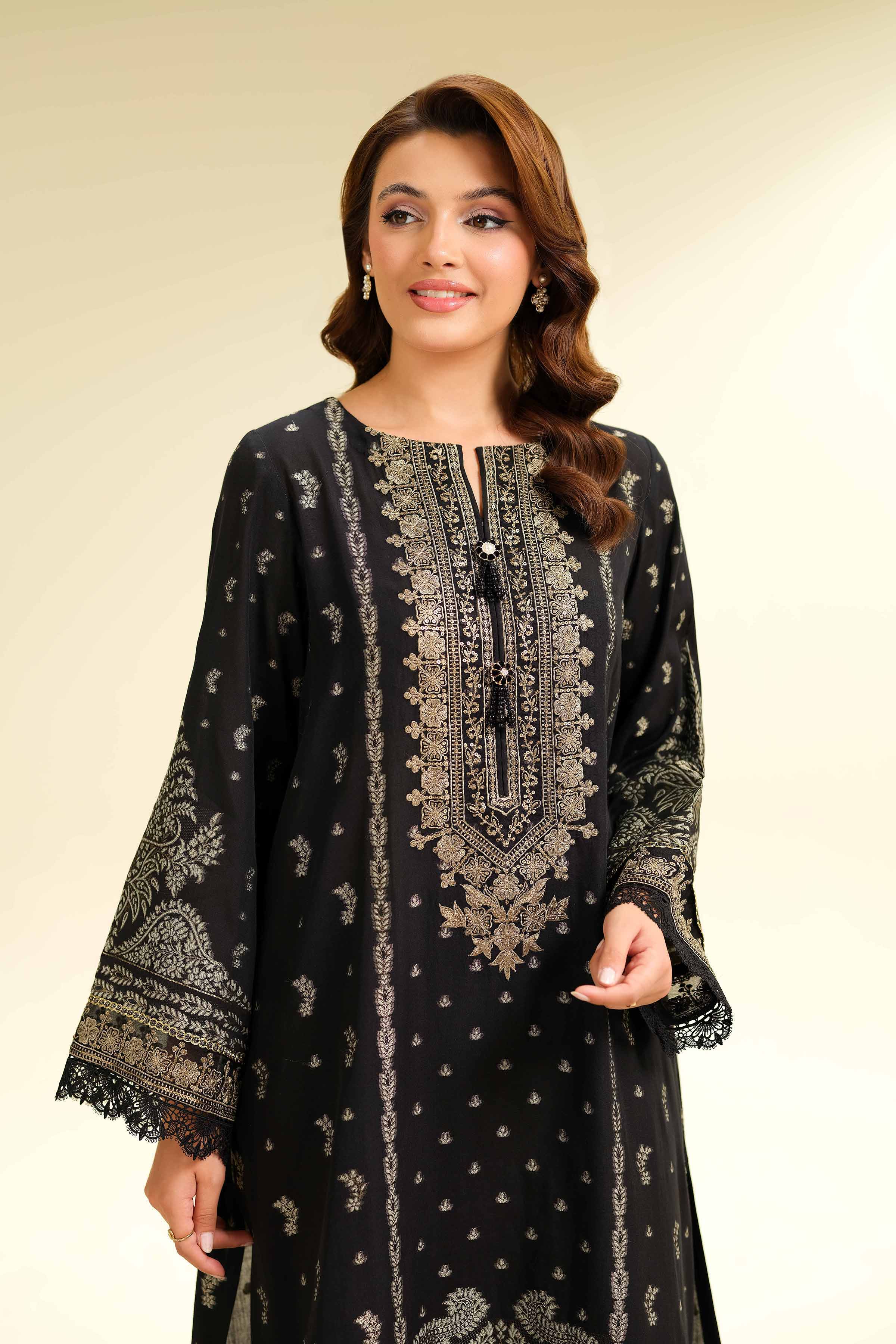 2 Piece - Jacquard Embroidered Suit - 42501026