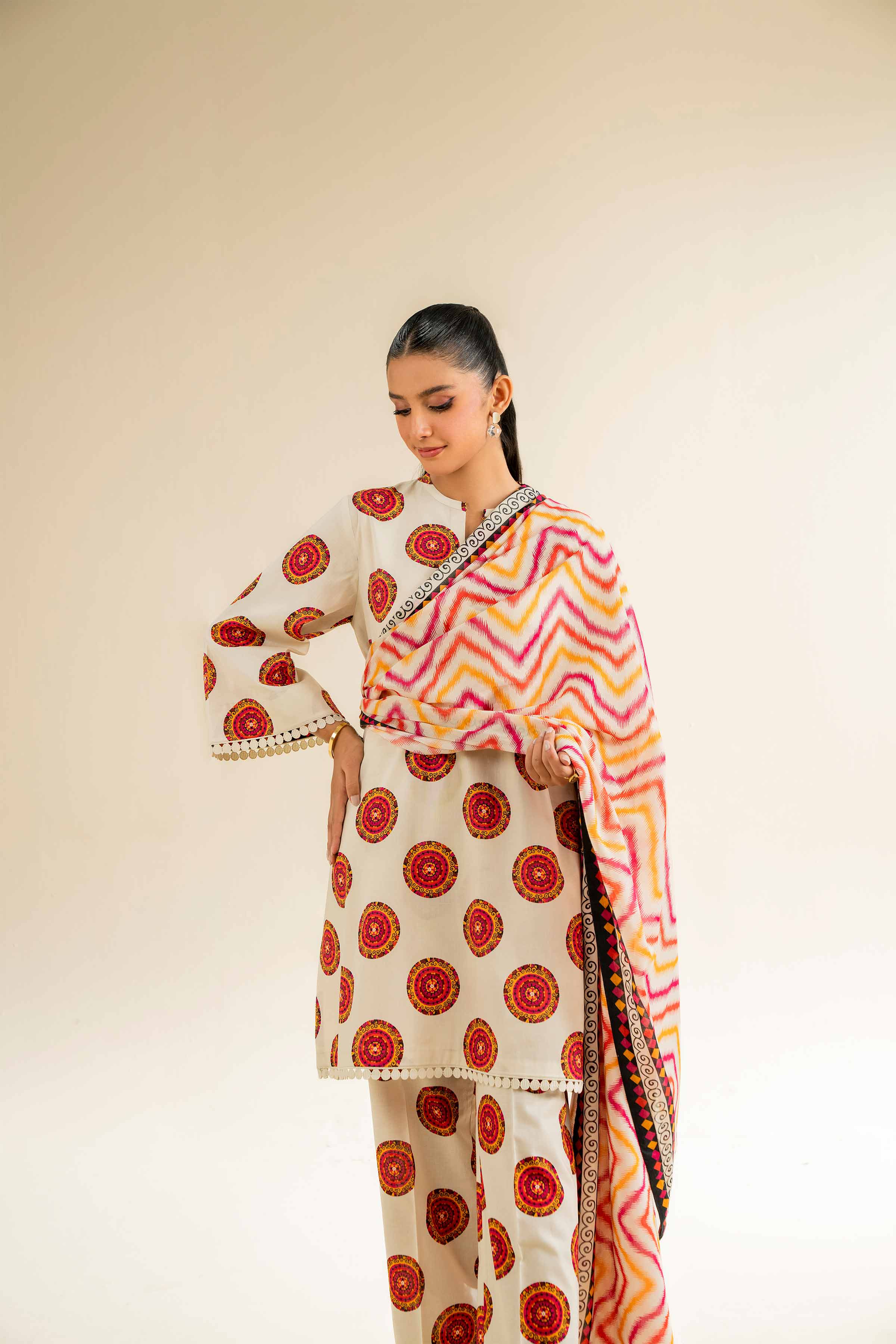 3 Piece - Printed Suit - 42501062