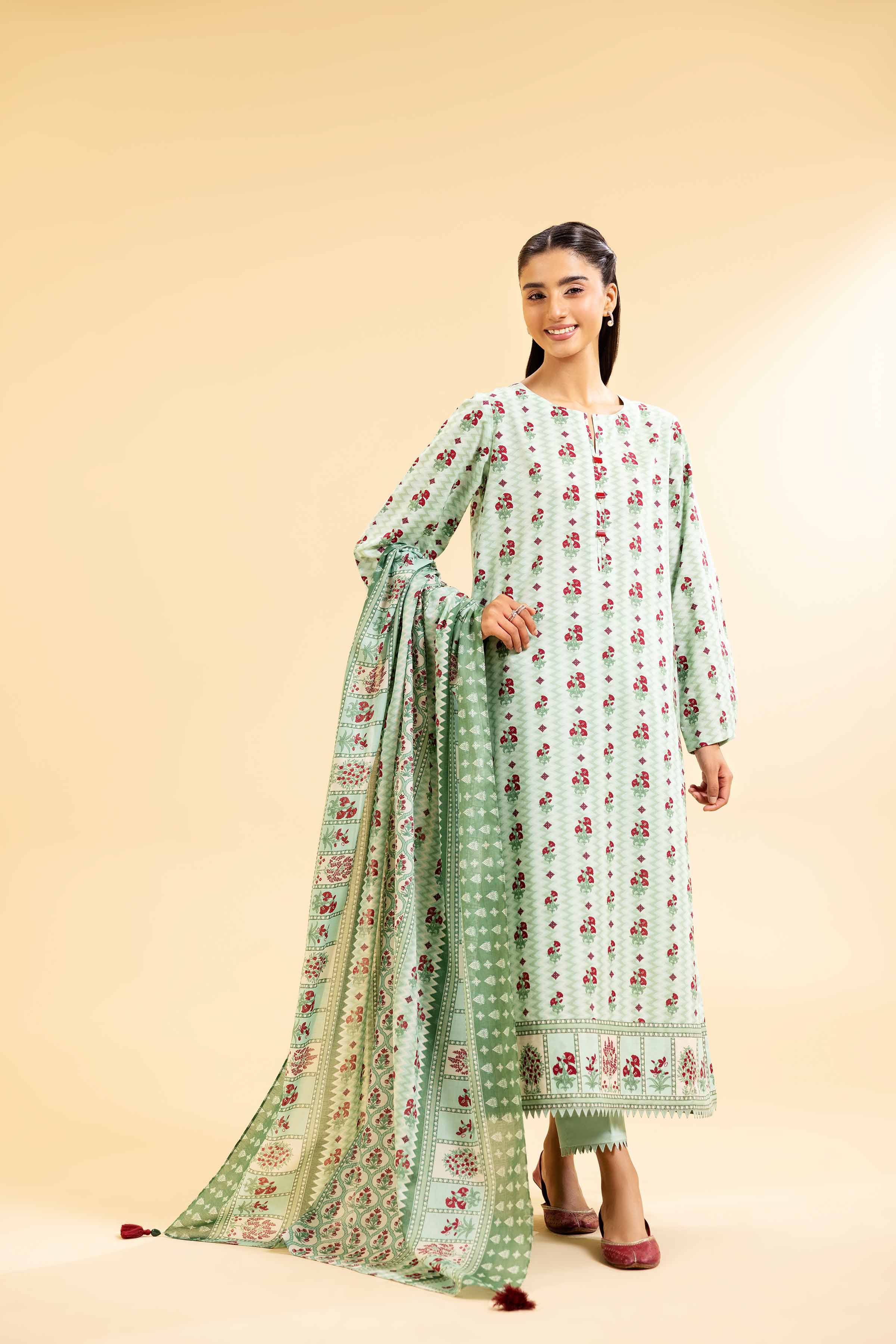 3 Piece - Printed Suit - 42501072